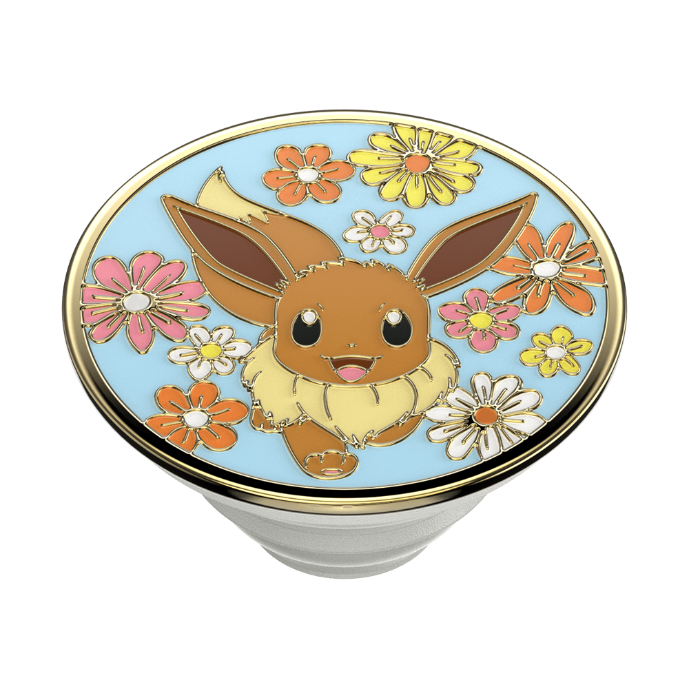 PopSockets License - Pokemon - PopGrip - Enamel Floral Eevee