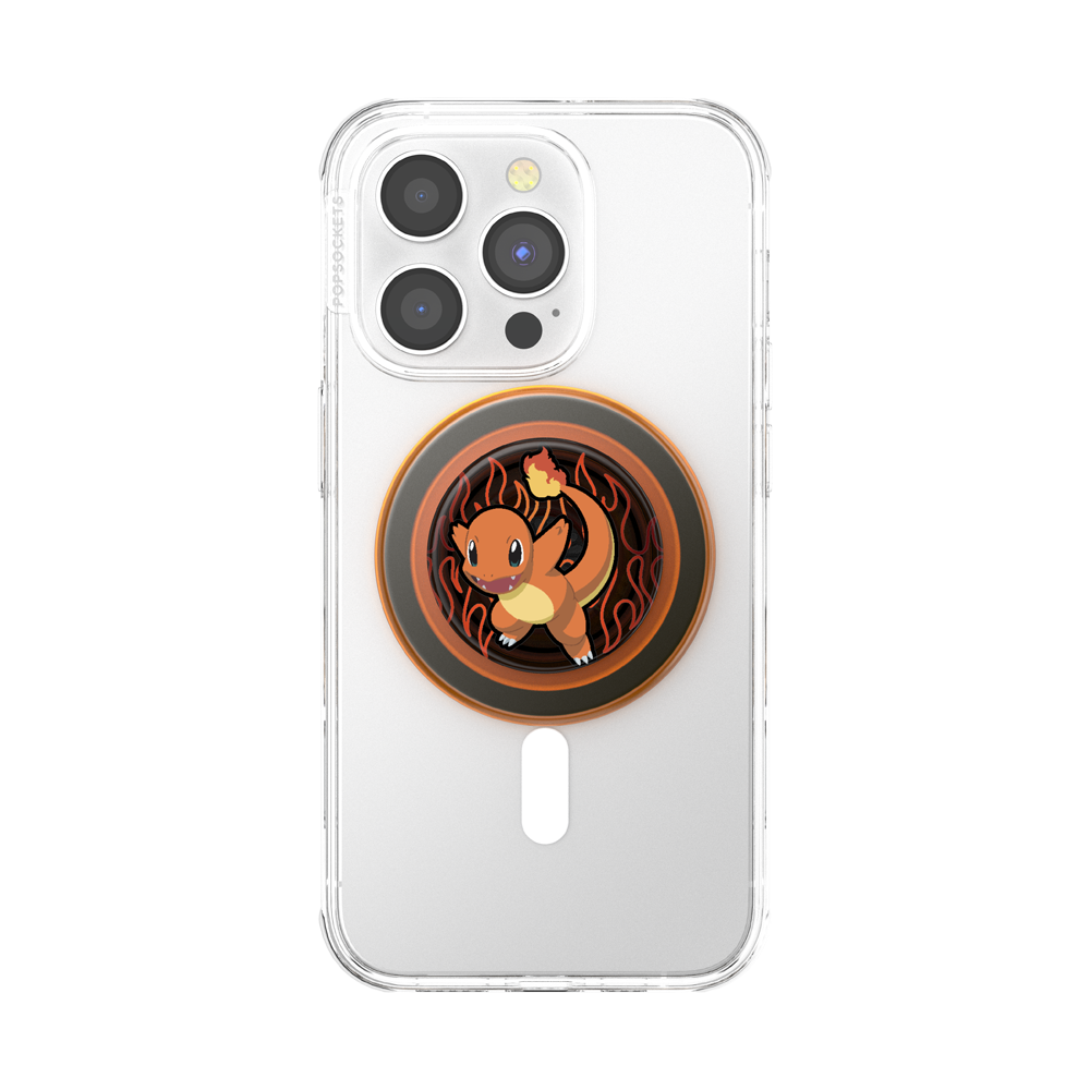 PopSockets License - Pokemon - PopGrip MagSafe - Charmander Flame