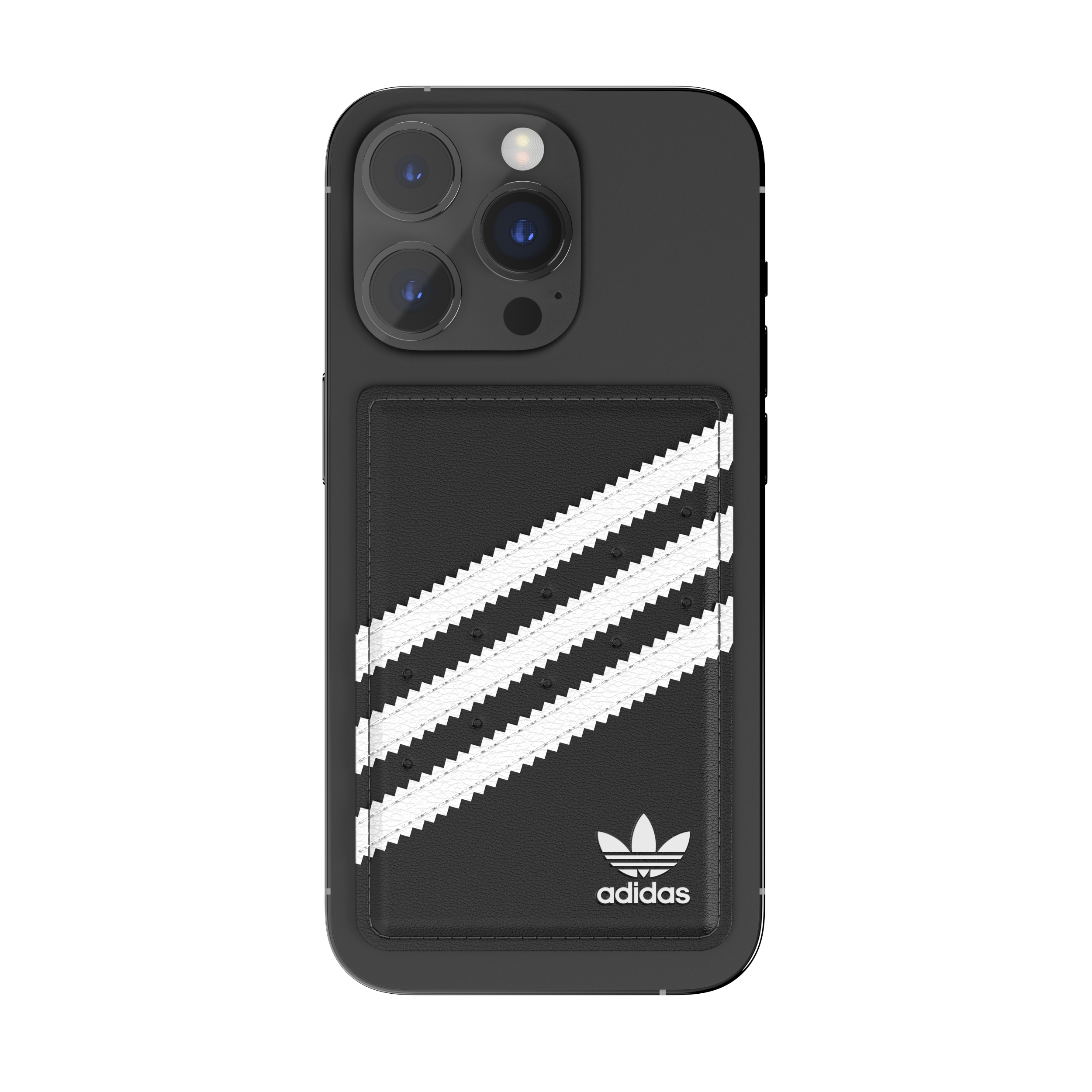 Adidas Originals MagSafe Phone Wallet Card Holder For iPhone - Black