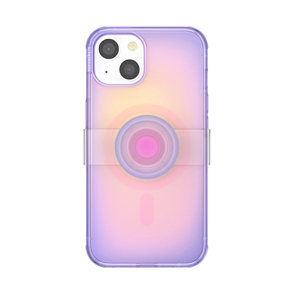 PopSockets PopCase MagSafe for iPhone 13/14 - Opalescent Aura