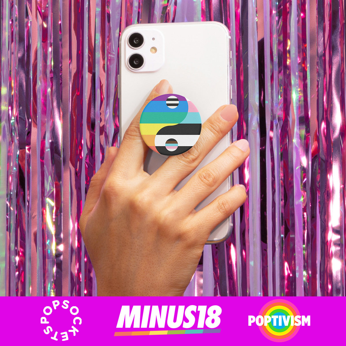 PopSockets AU Partner with Minus18 for Pride Month 2021