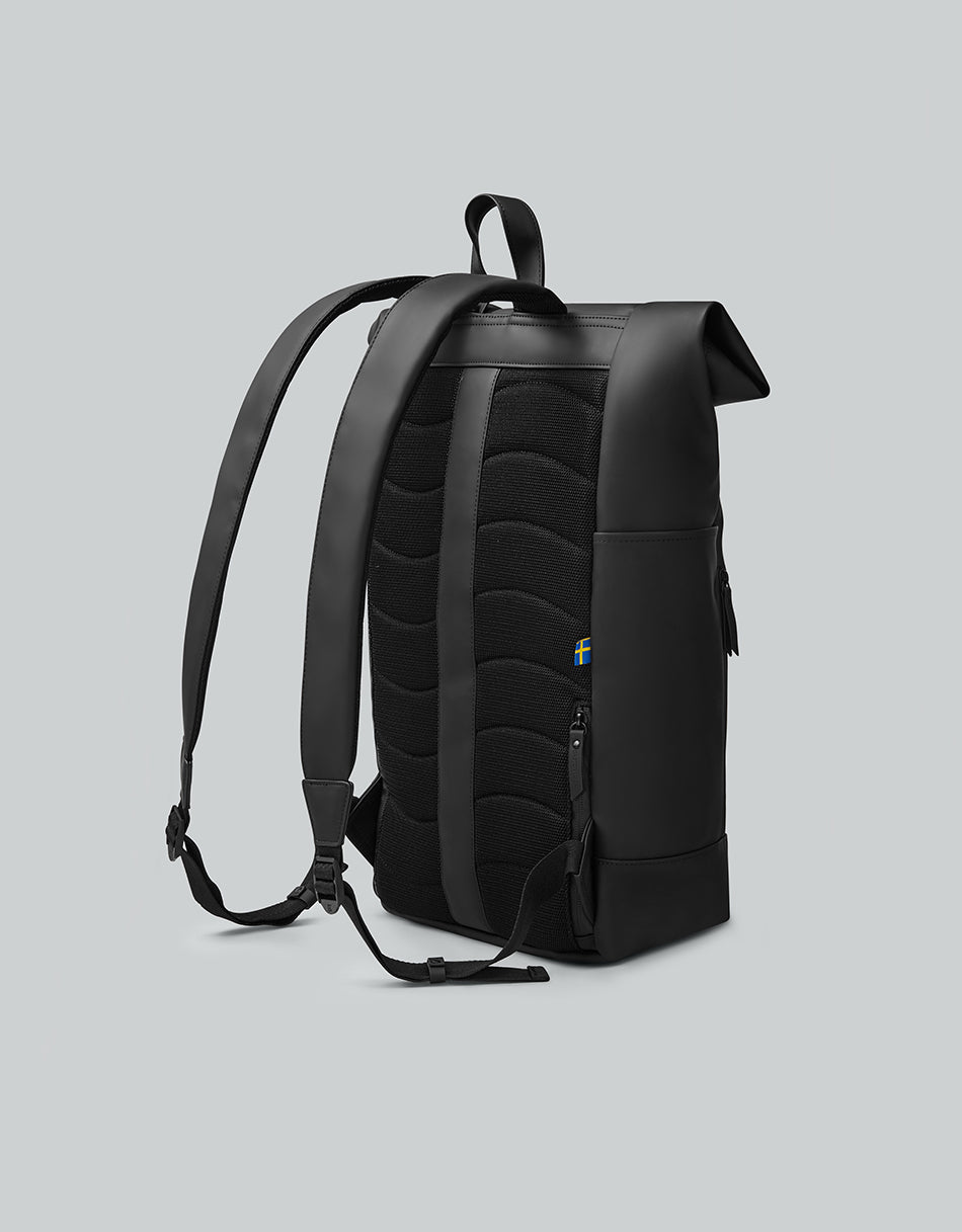 Gaston Luga - Rullen 16" Roll-Top Backpack 22.5L - Black