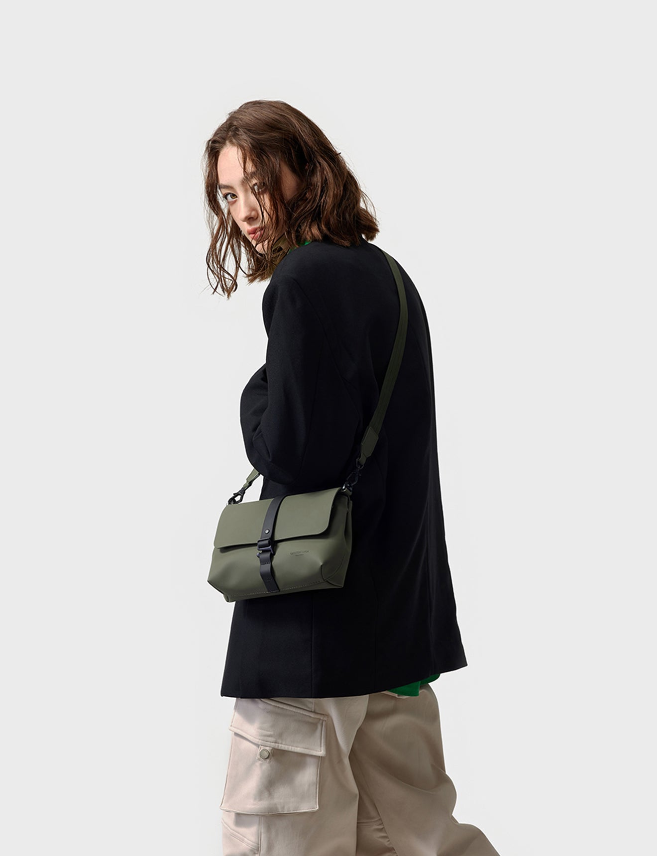 Gaston Luga - Splash Eco-Friendly Waterproof Crossbody Bag - Olive