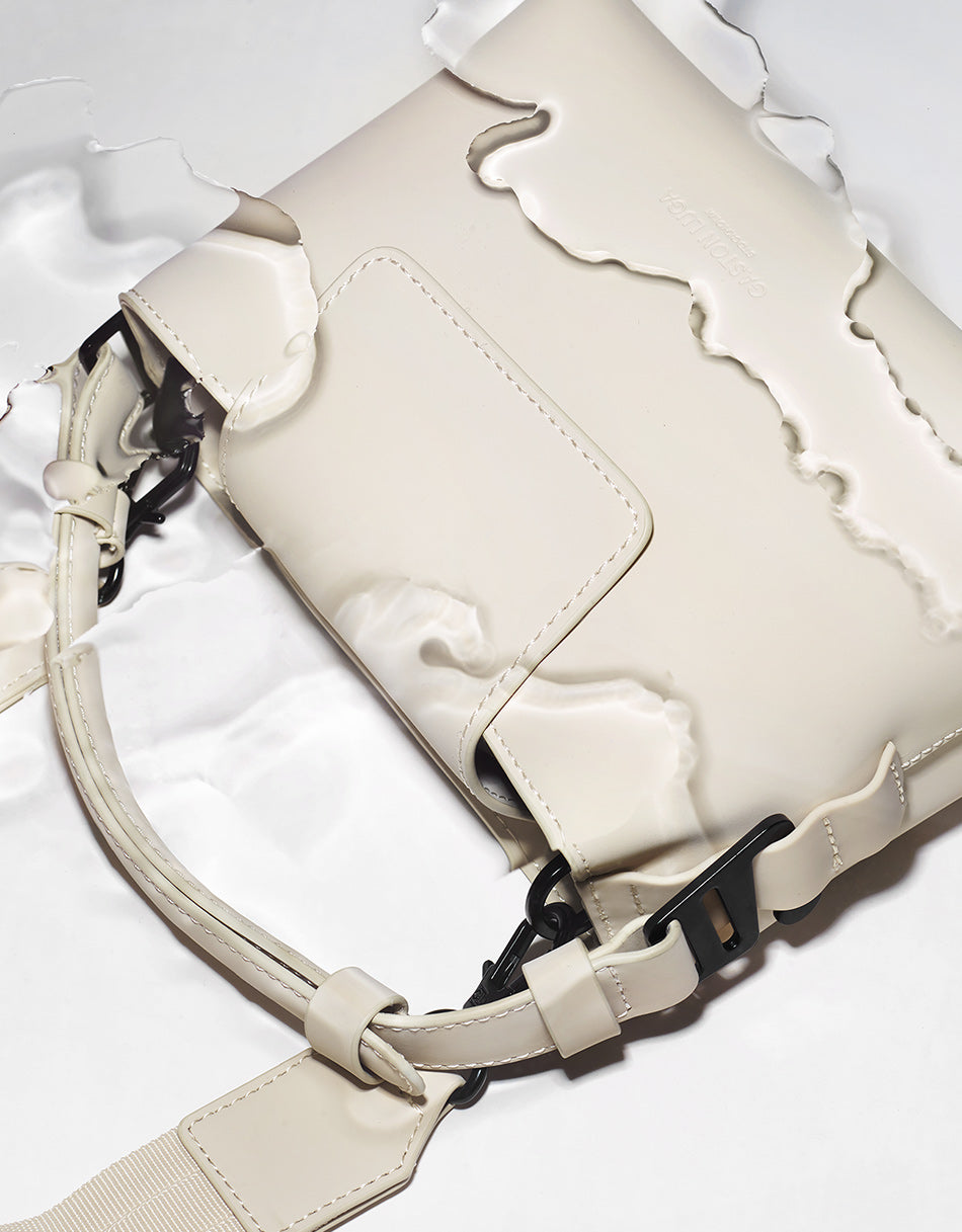 Gaston Luga - Splashini Crossbody Bag - Cloud Cream