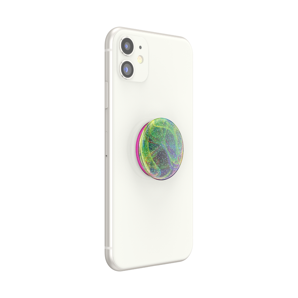 PopSockets - PopGrip Premium - Glitter Slime Time
