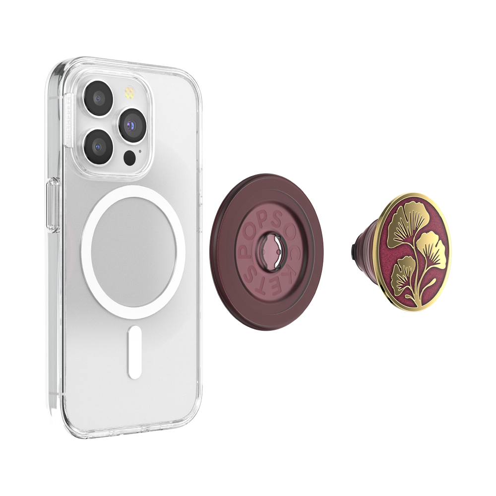 PopSockets - PopGrip MagSafe - Gingko Oxblood