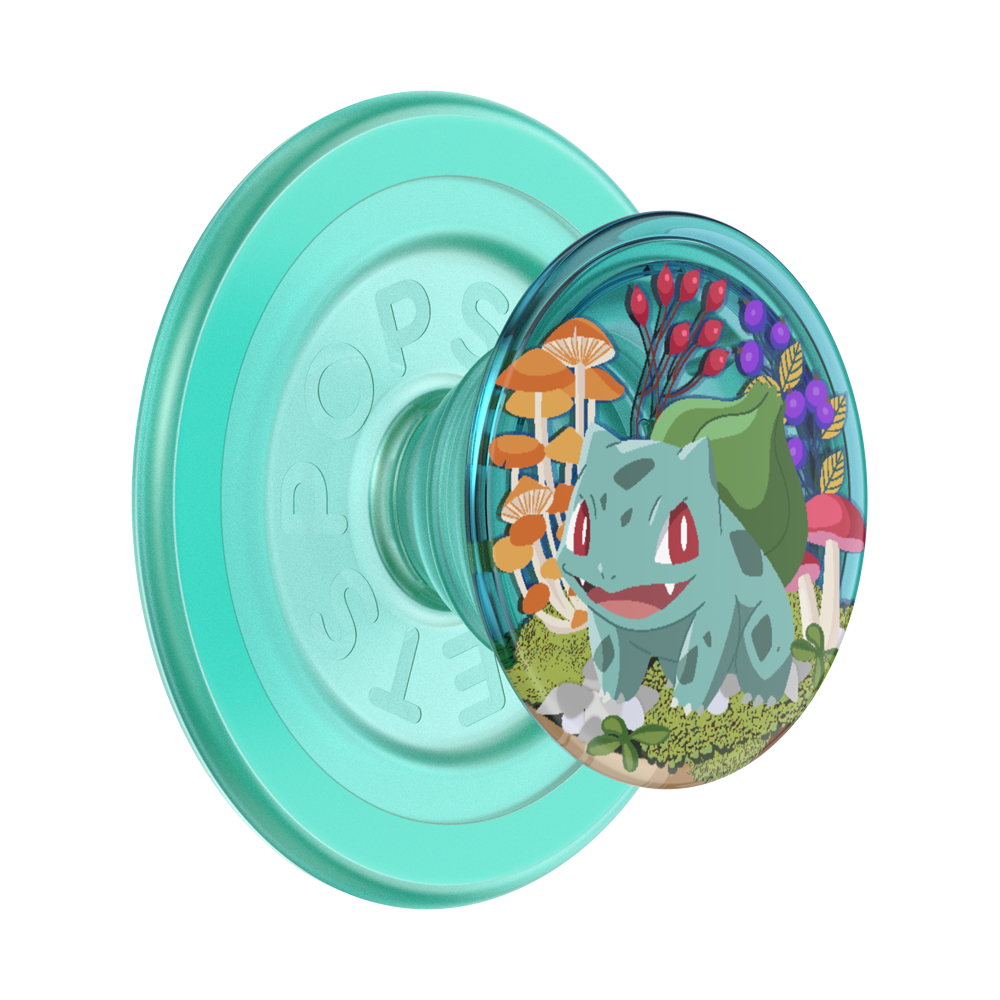 PopSockets License - Pokemon - PopGrip MagSafe - Bulbasaur Mint