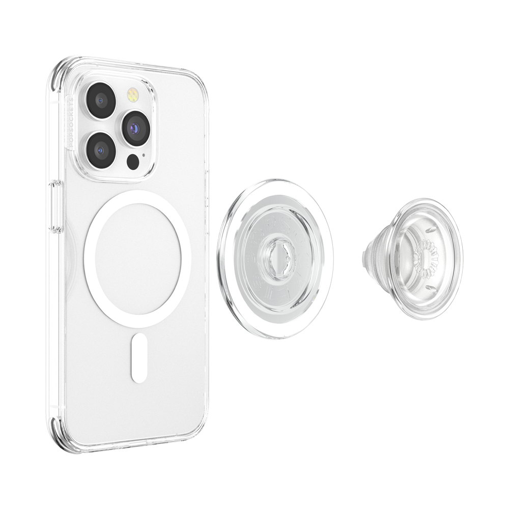 PopSockets - PopGrip MagSafe - Clear