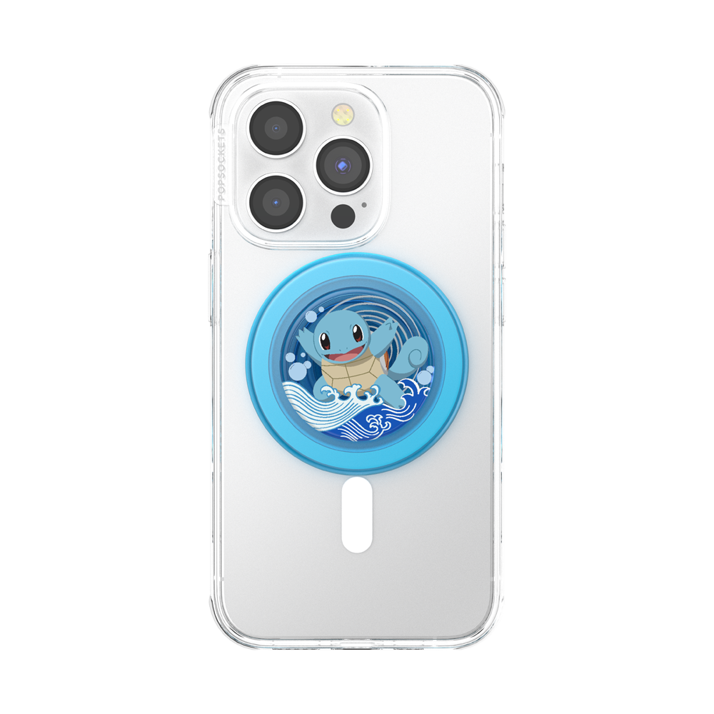 PopSockets License - Pokemon - PopGrip MagSafe - Squirtle Water