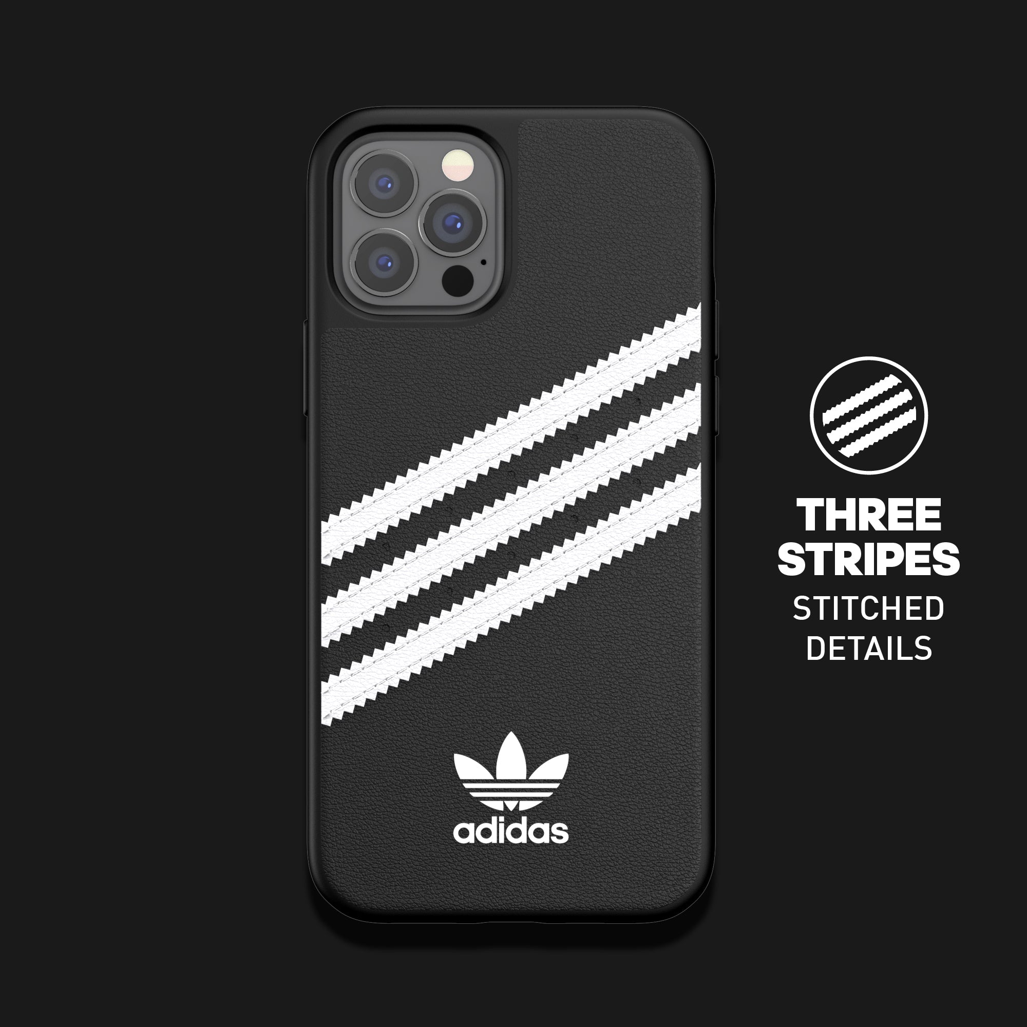 Adidas Originals 3-Stripe Samba Phone Case For iPhone 13 Pro - Black