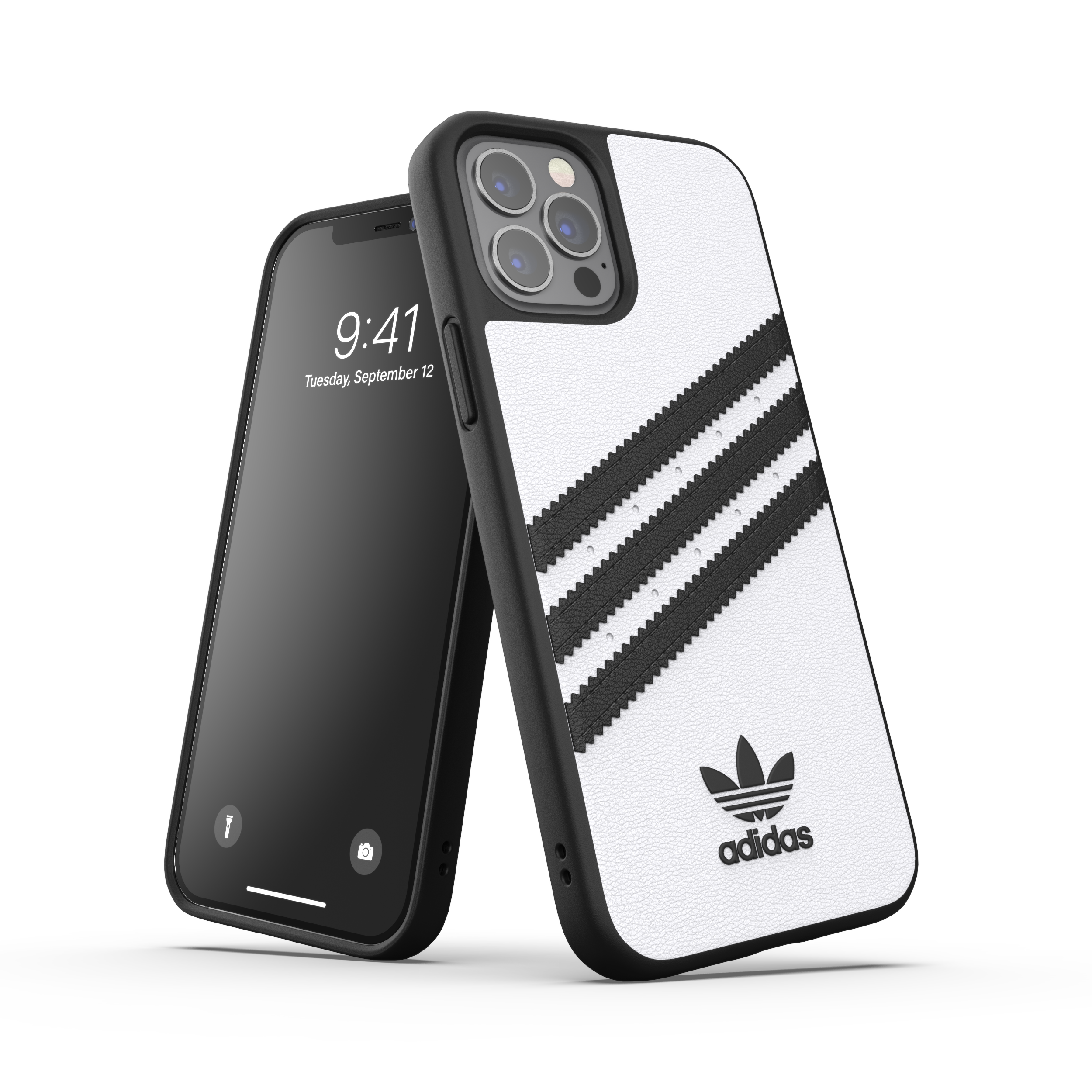 Adidas Originals 3-Stripe Samba Phone Case For iPhone 12/12 Pro - White