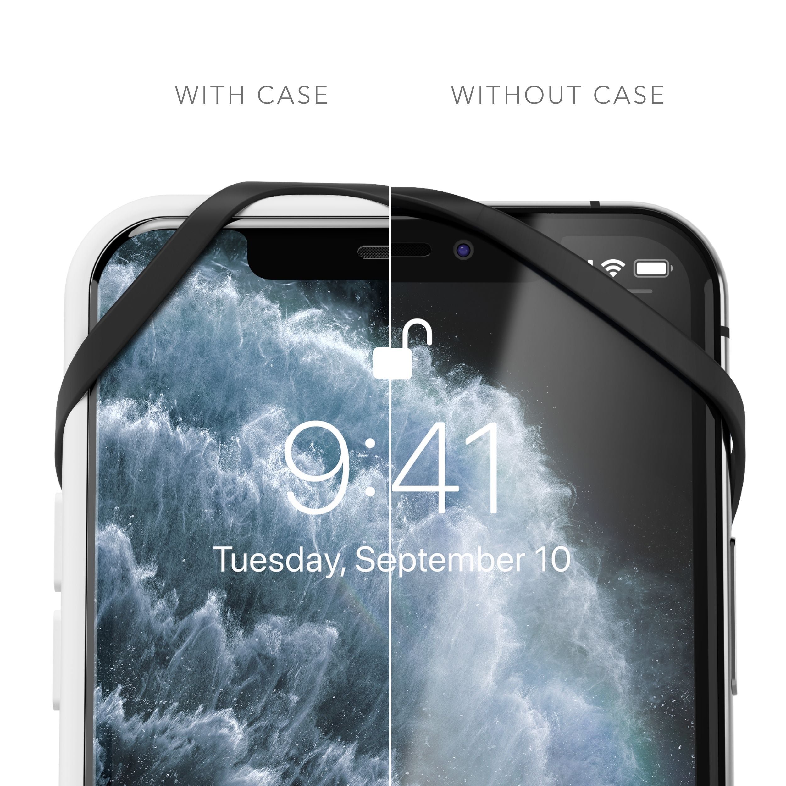 Vonmaehlen Infinity Universal Phone Case Strap Lanyard - Black