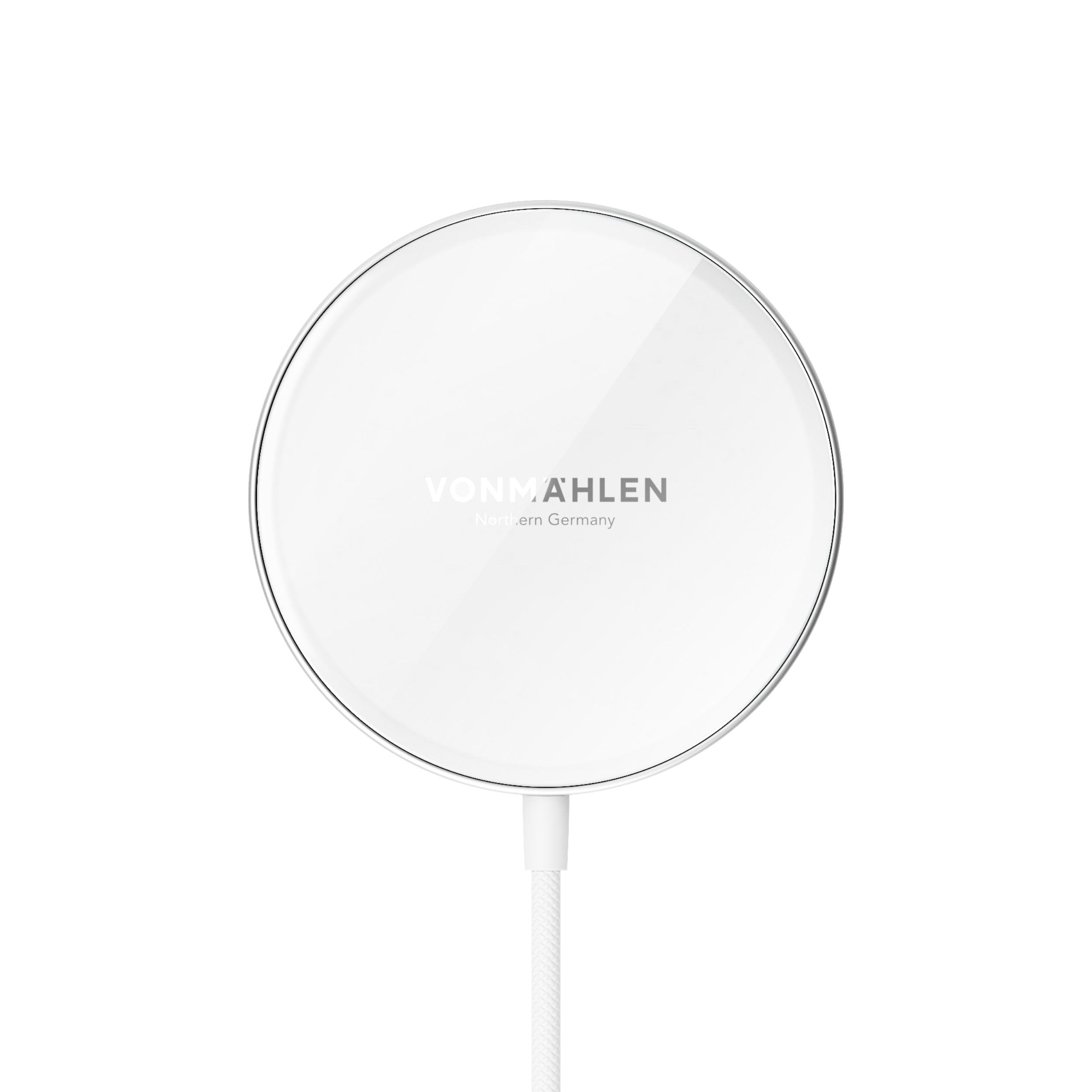 Vonmaehlen Aura Mini Magnetic Wireless Phone Charger for iPhone - White