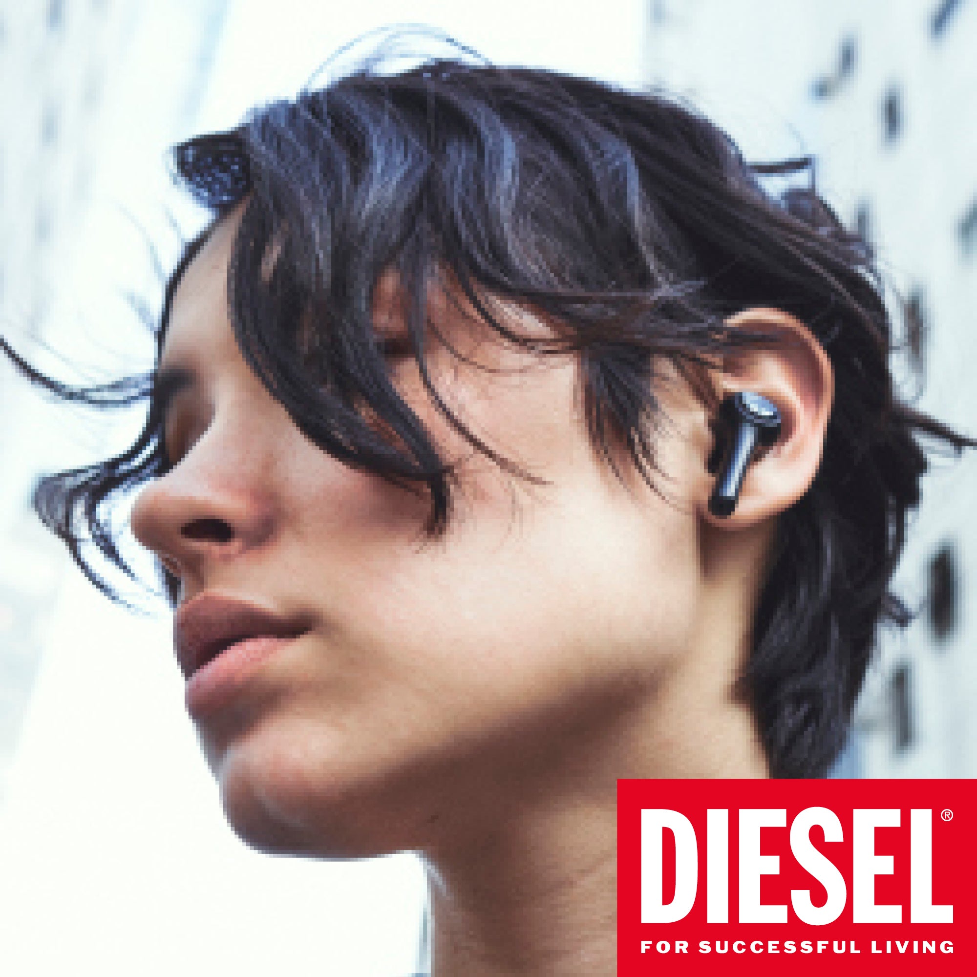 Diesel True Wireless Earbuds Bluetooth 5.0 iPX4 - Black