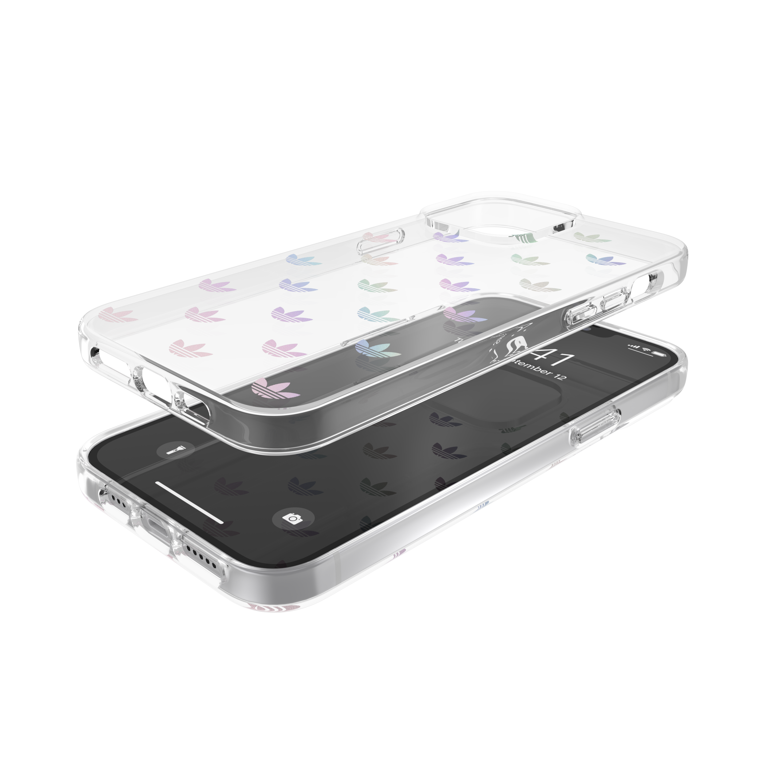 Adidas Originals Snap Phone Case For iPhone 13 Pro - Holographic/Clear