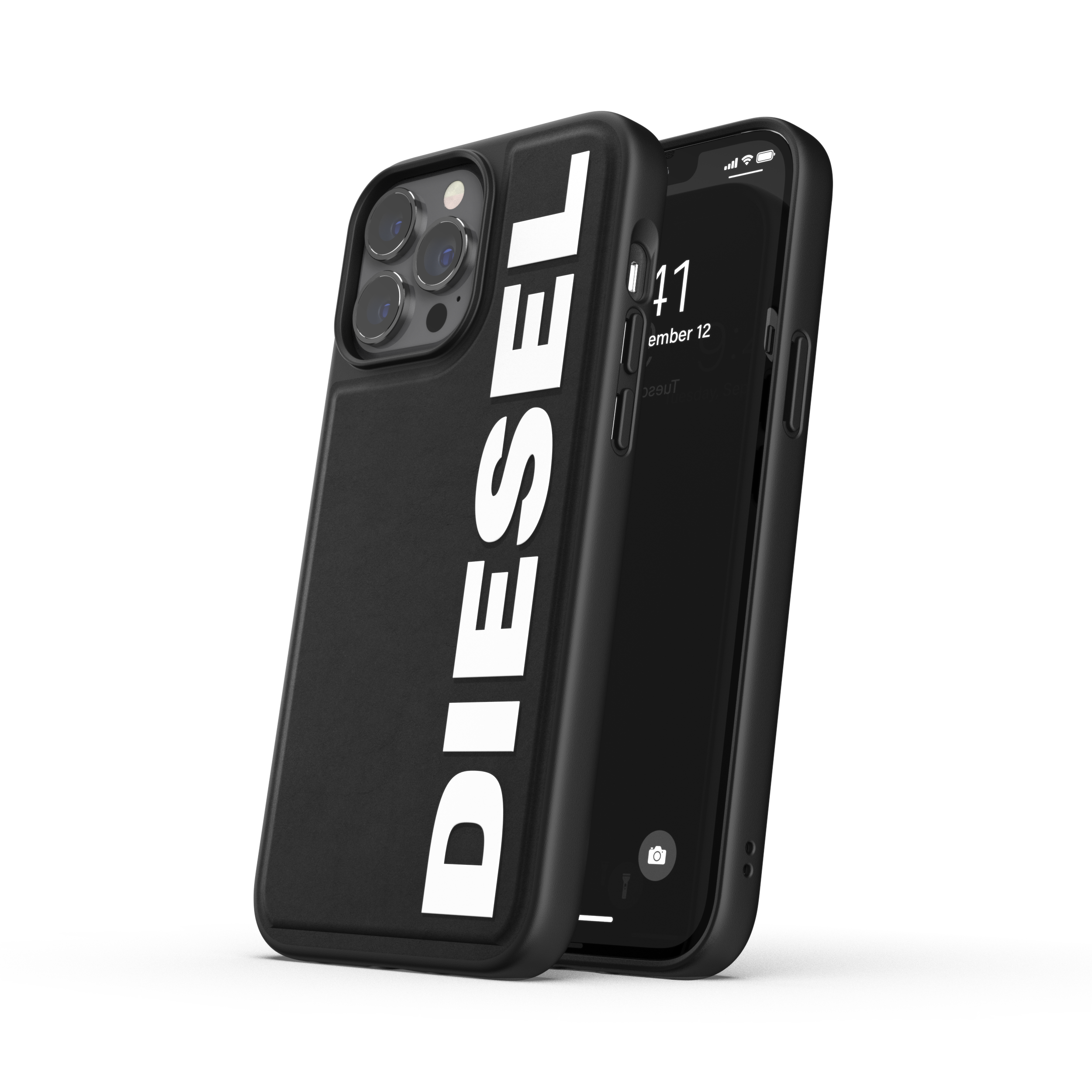Diesel Snap Phone Case For iPhone 12/12 Pro - Black