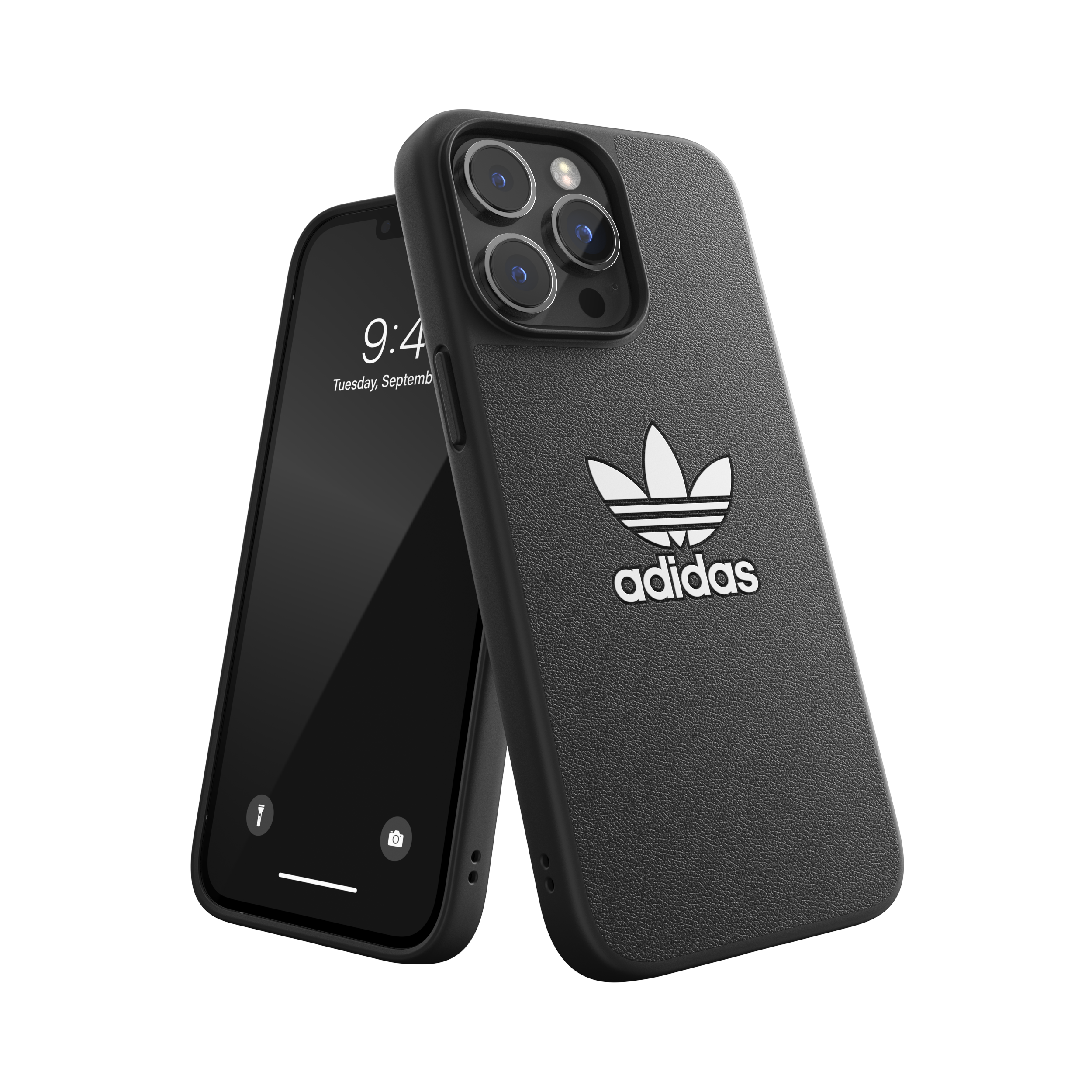 Adidas Originals Iconic Phone Case For iPhone 14 Pro Max - Black
