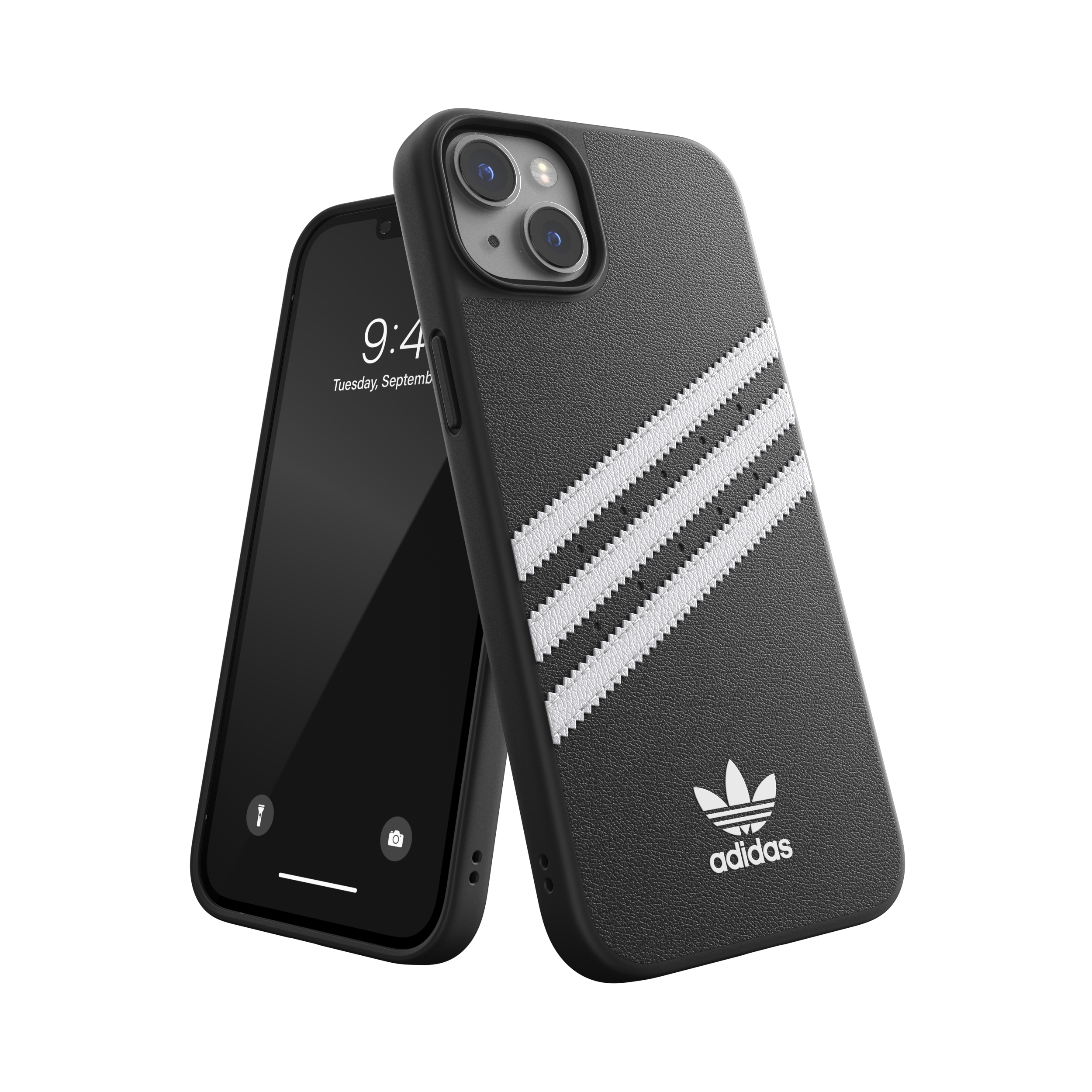 Adidas Originals 3-Stripe Samba Phone Case For iPhone 14 Plus - Black