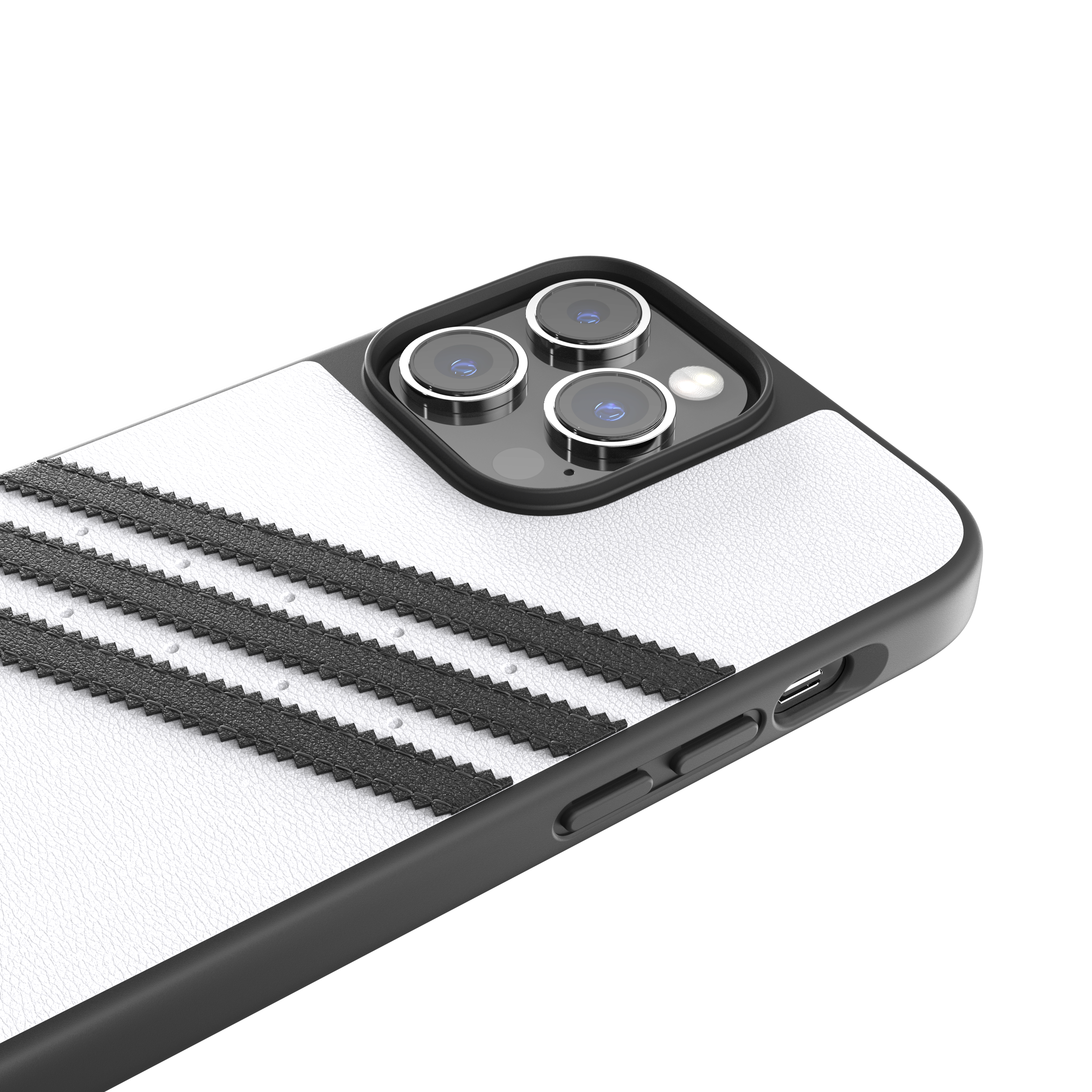 Adidas Originals 3-Stripe Samba Phone Case For iPhone 14 Pro Max - White