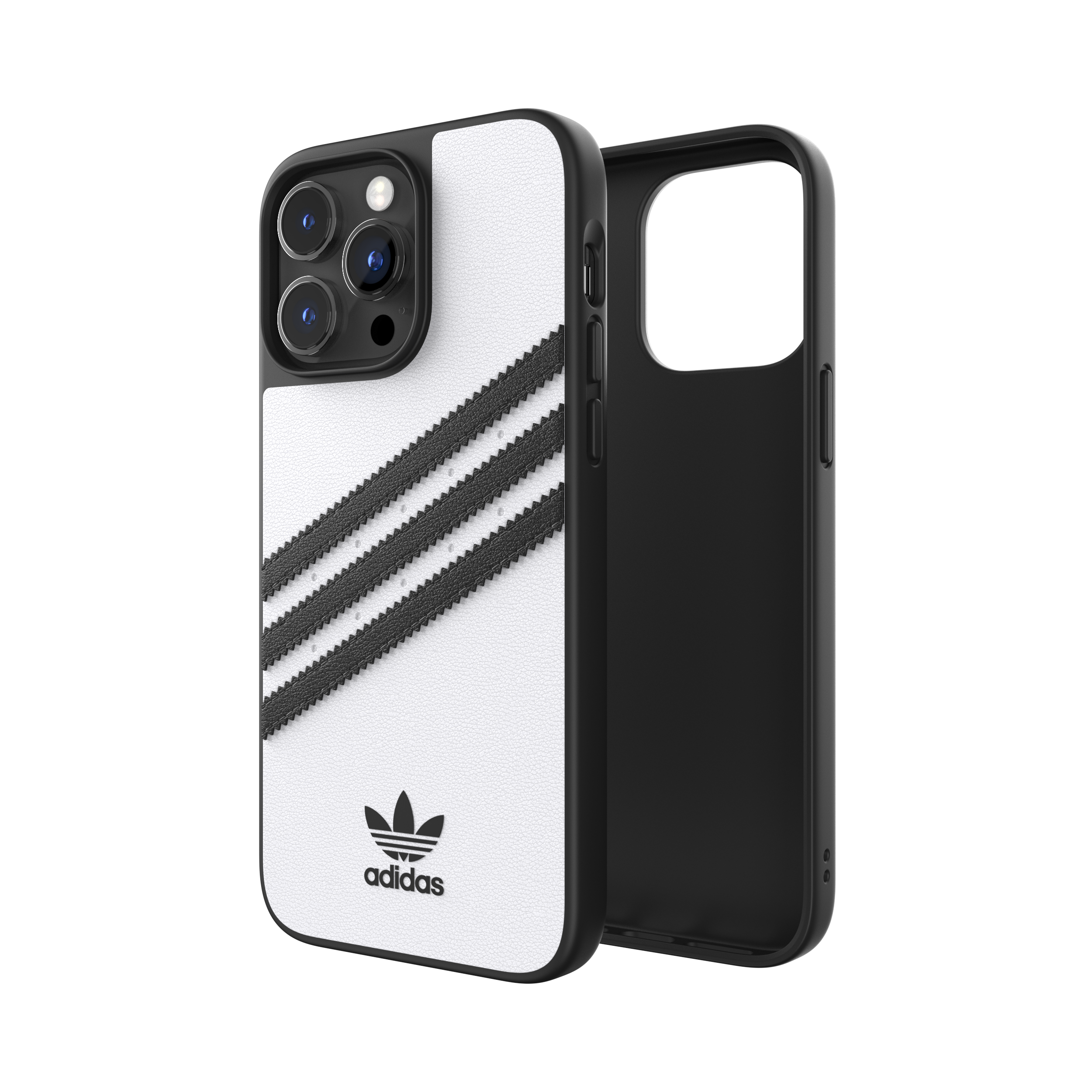 Adidas Originals 3-Stripe Samba Phone Case For iPhone 14 Pro Max - White