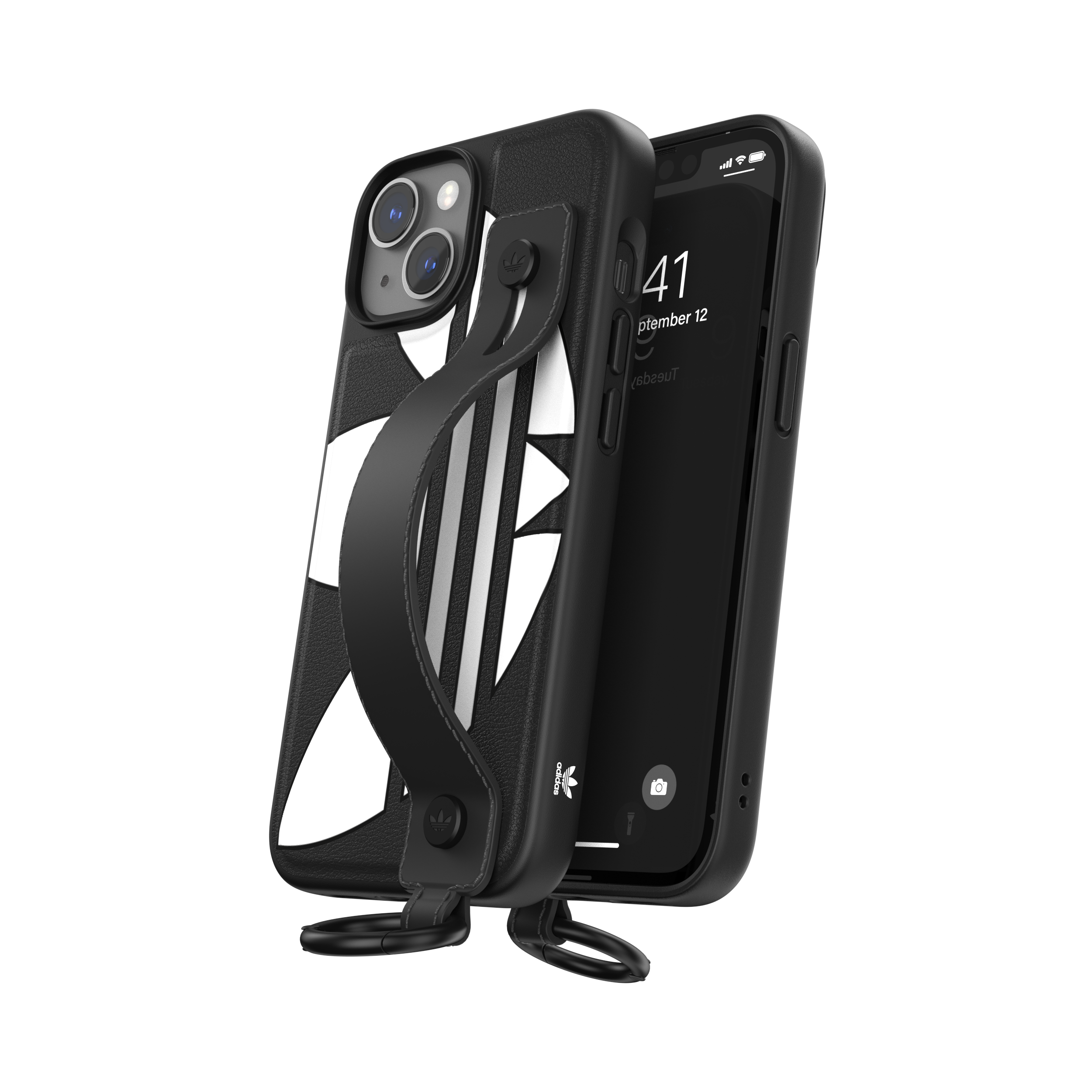 Adidas Originals Hand Strap Phone Case For iPhone 13/14 - Black