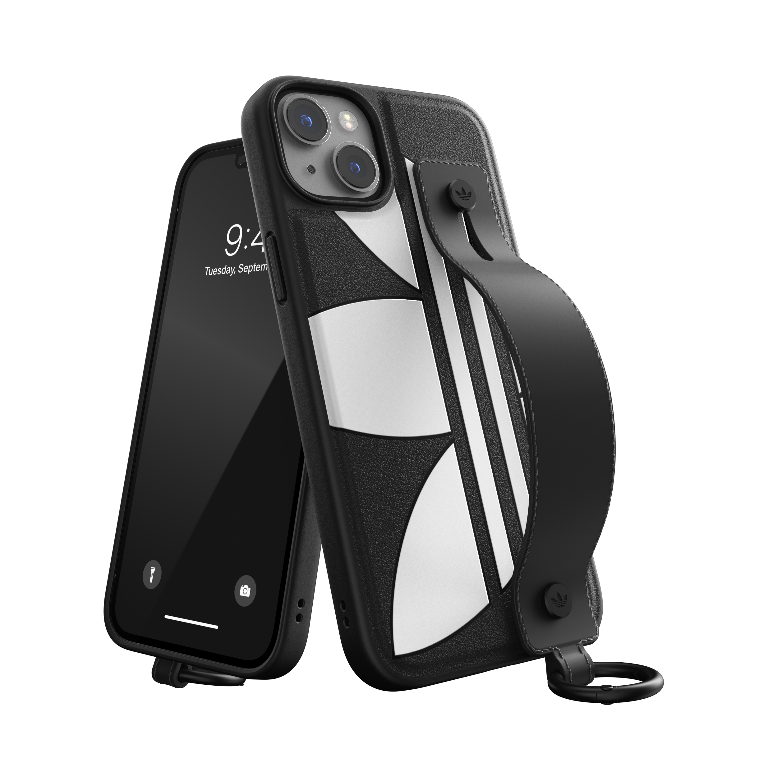 Adidas Originals Hand Strap Phone Case For iPhone 14 Plus - Black