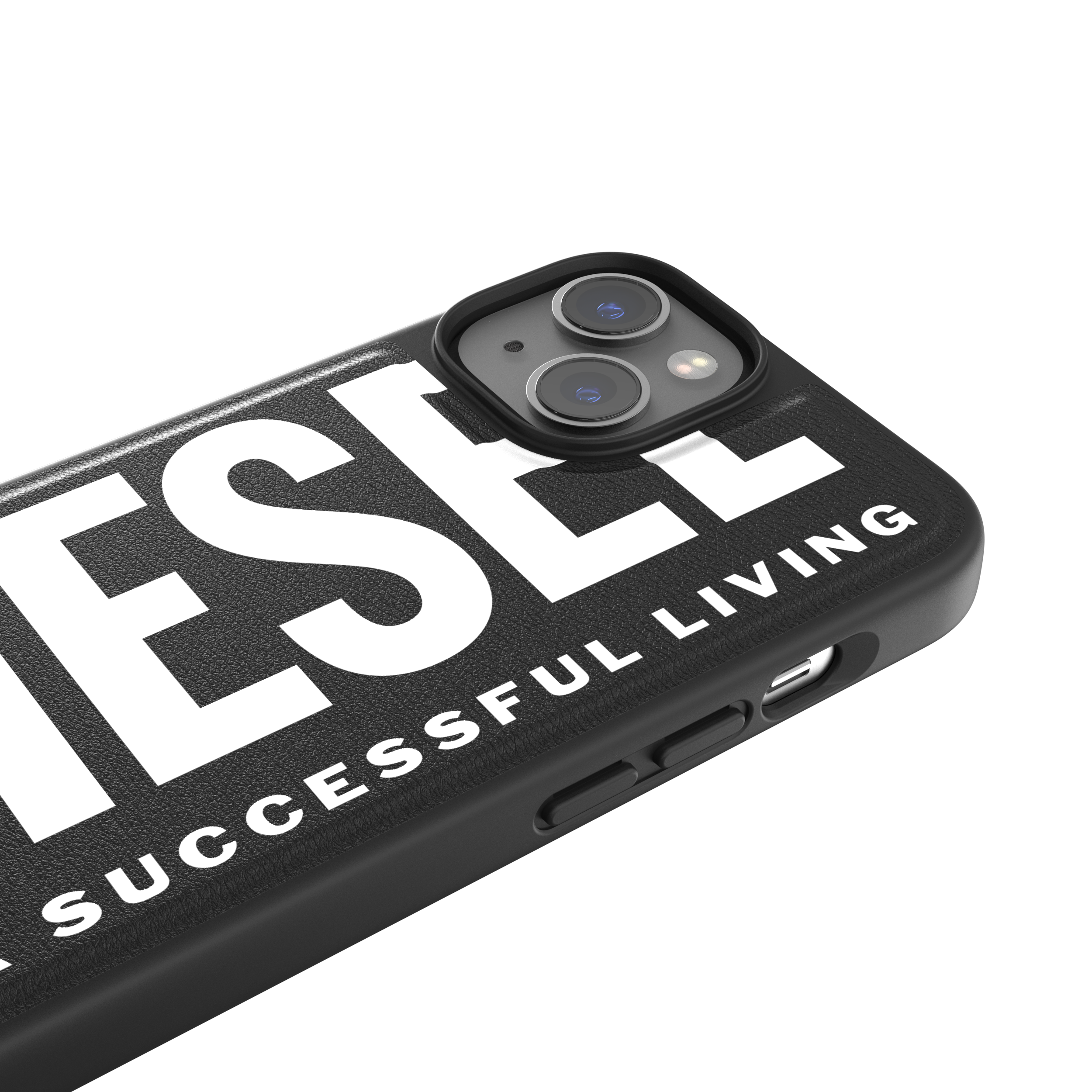 Diesel Snap Phone Case For iPhone 13/14 (Duo Compatiable) - Black