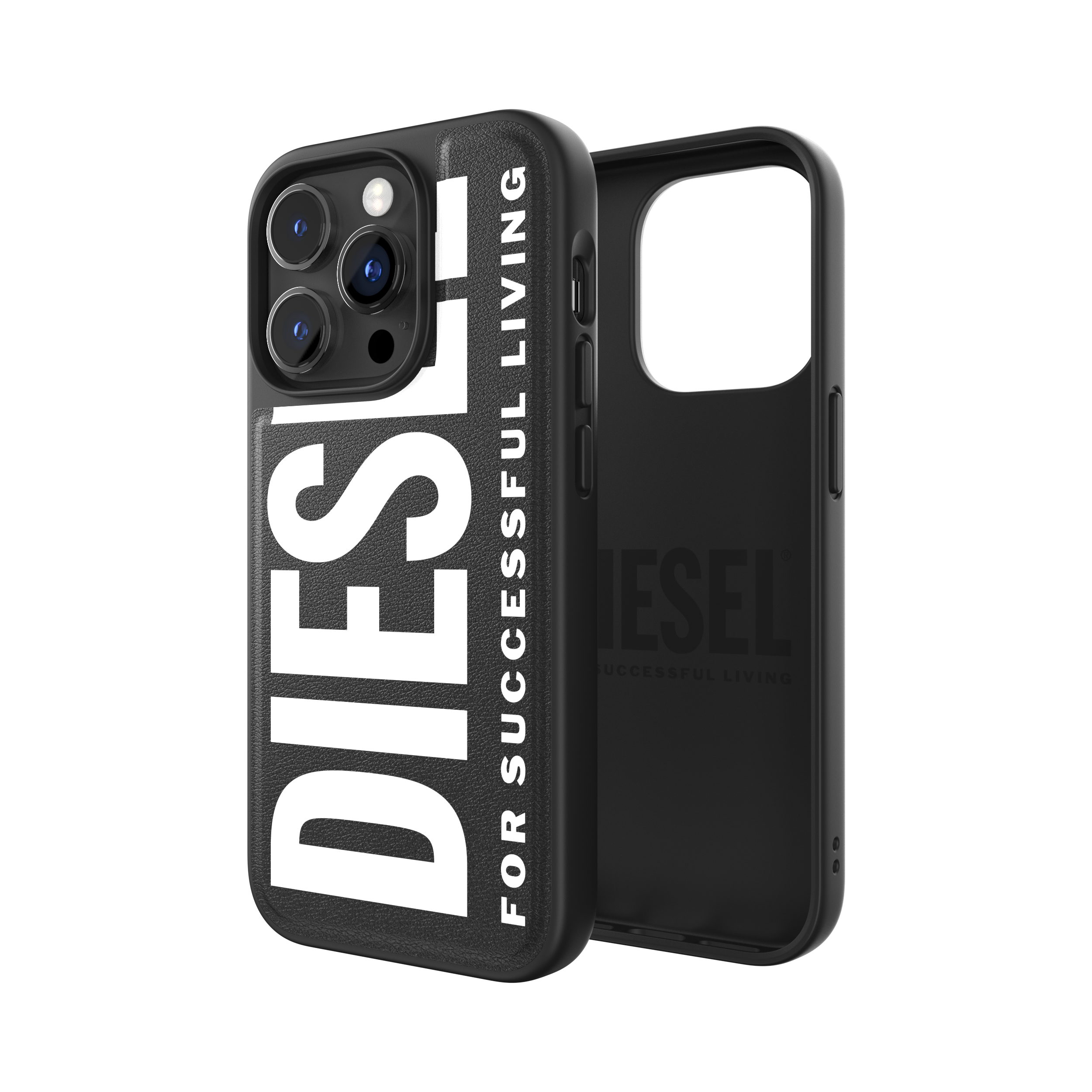 Diesel Snap Phone Case For iPhone 14 Pro - Black