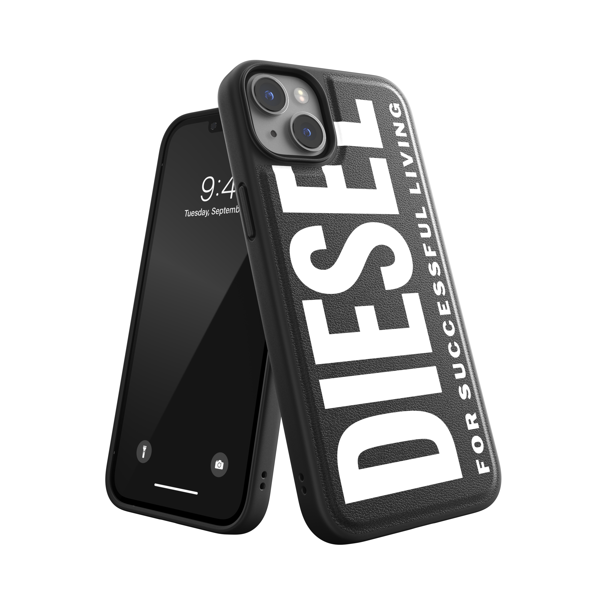 Diesel Snap Phone Case For iPhone 14 Plus - Black