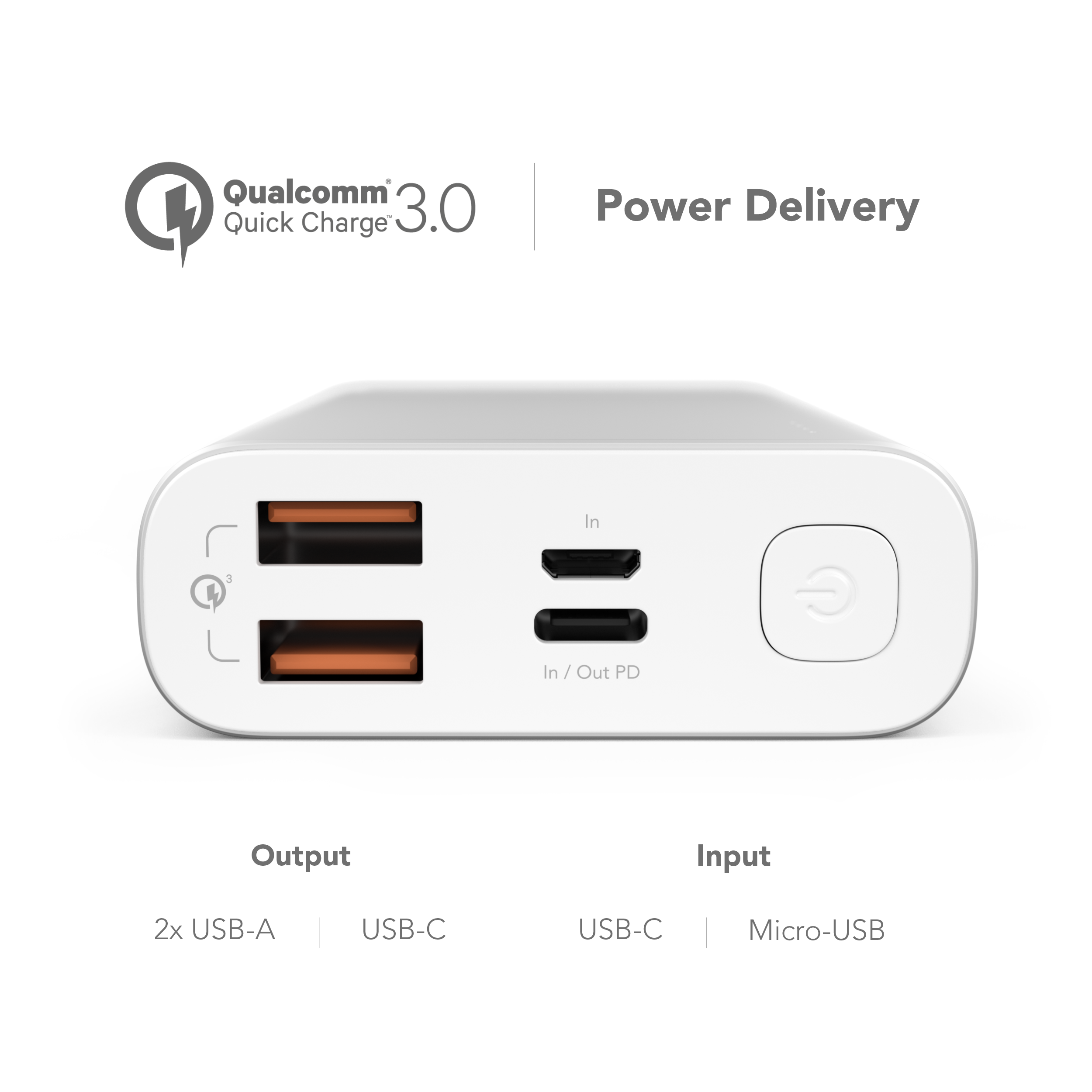 Vonmaehlen Evergreen 10,000 mAh Powerbank - Silver