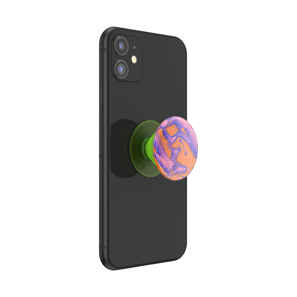 PopSockets PopGrip Premium - Glitter D'Light Orange