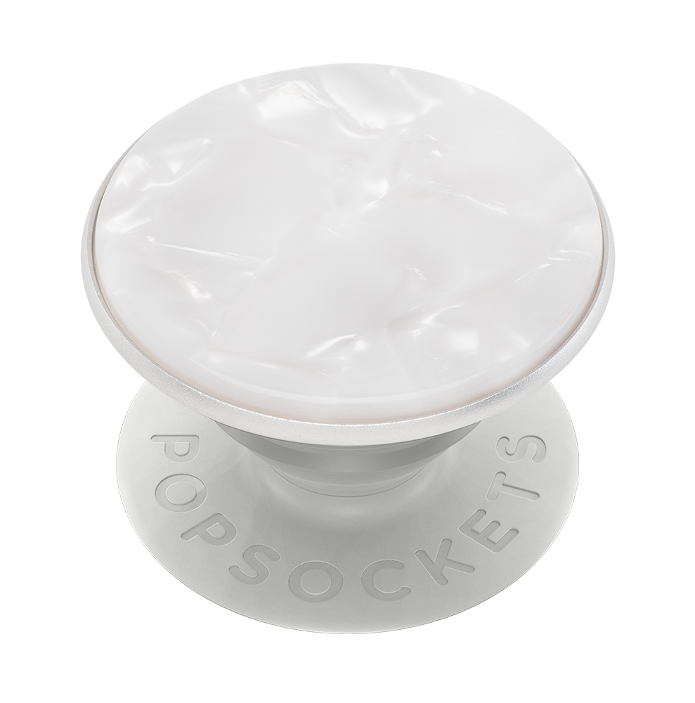 PopSockets PopGrip Premium - Acetate Pearl White
