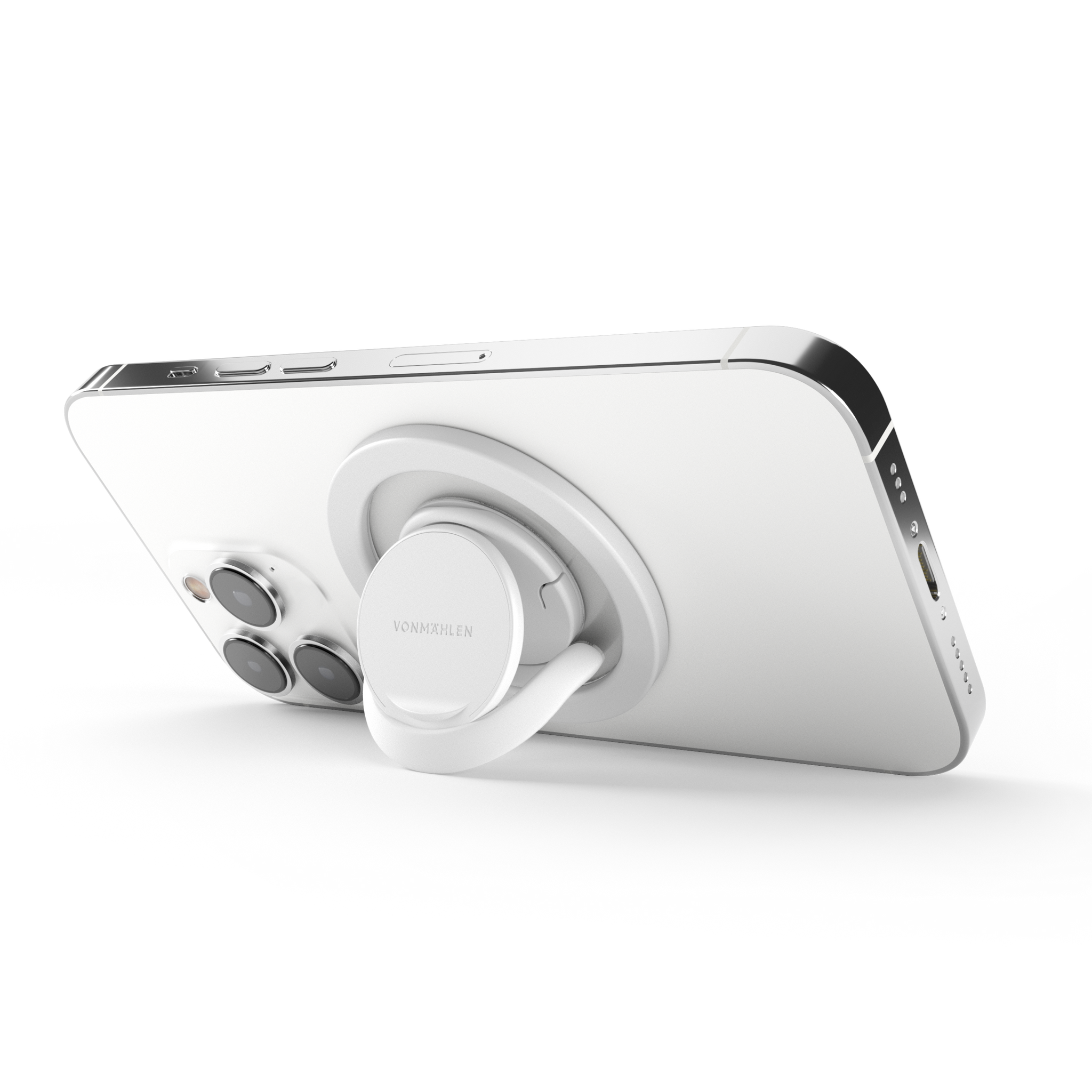 Vonmaehlen Backflip MagSafe Compatible Phone Grip/Holder - White