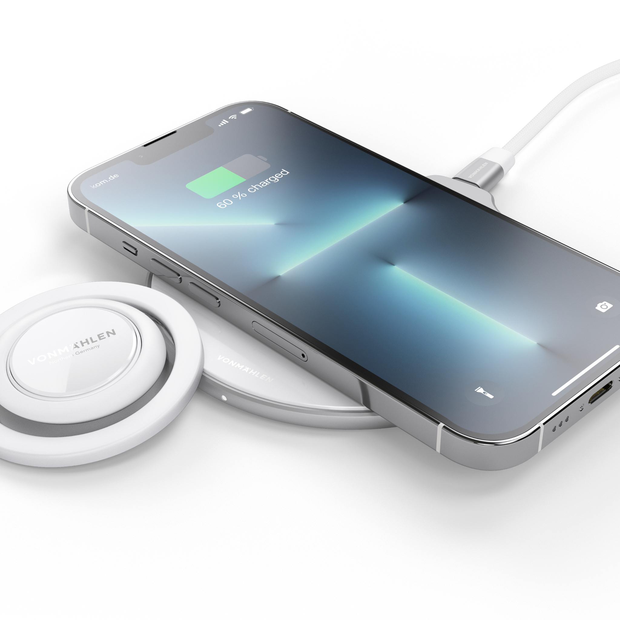Vonmaehlen Backflip MagSafe Compatible Phone Grip/Holder - White