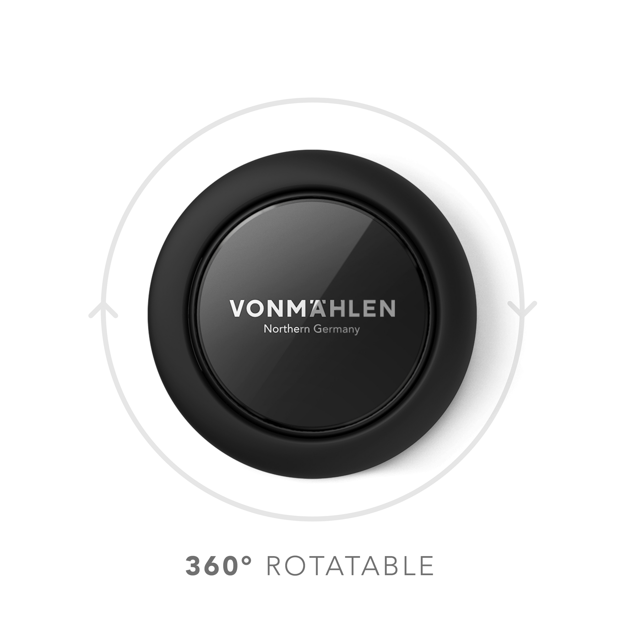 Vonmaehlen Backflip P Phone Grip + Magnetic Mount Stand Grip iPhone - Black