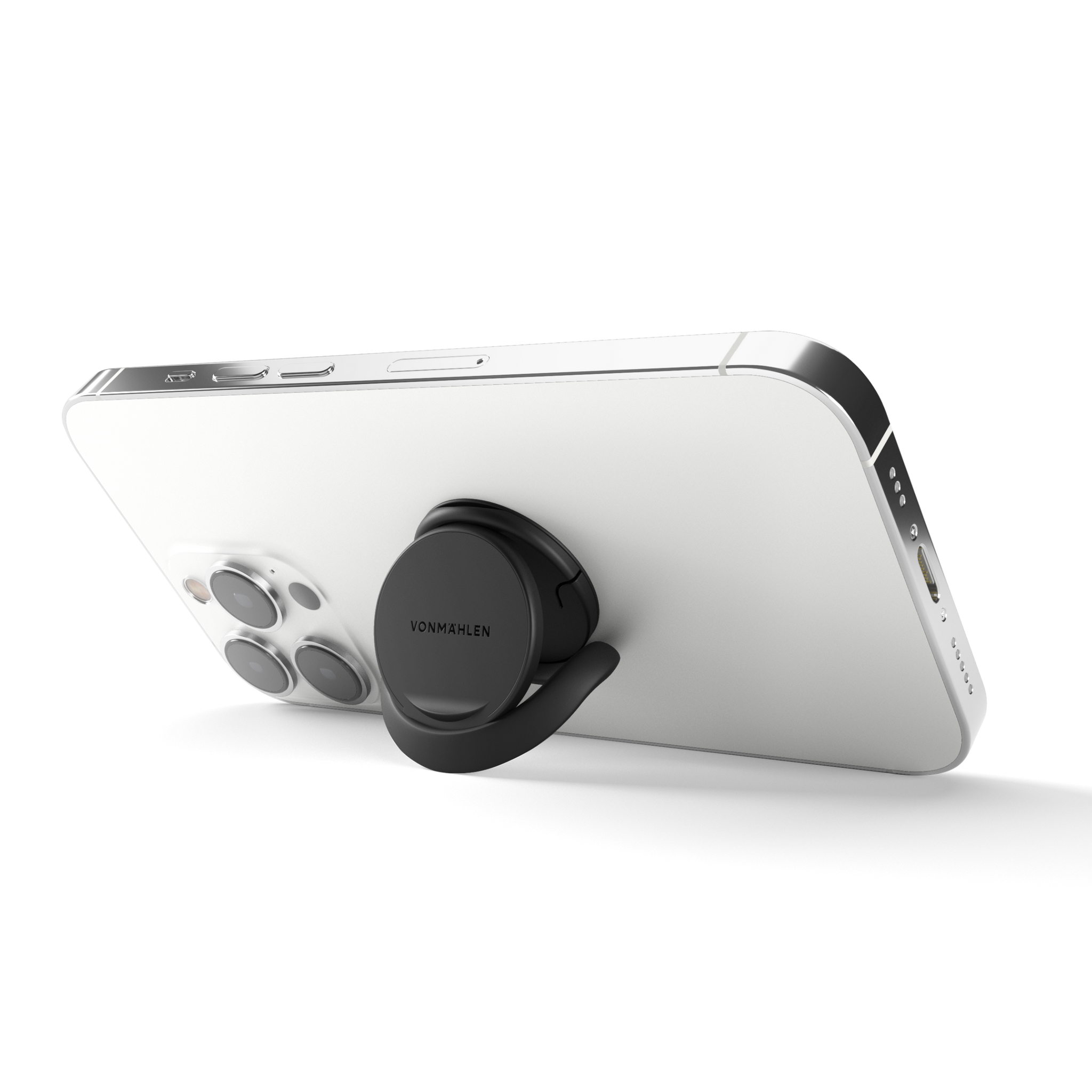 Vonmaehlen Backflip P Phone Grip + Magnetic Mount Stand Grip iPhone - Black