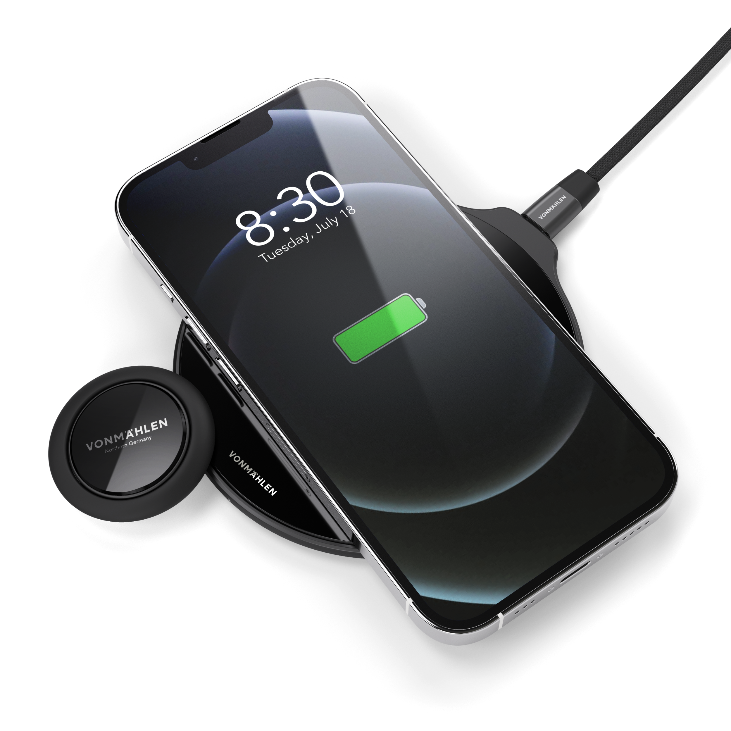 Vonmaehlen Backflip P Phone Grip + Magnetic Mount Stand Grip iPhone - Black