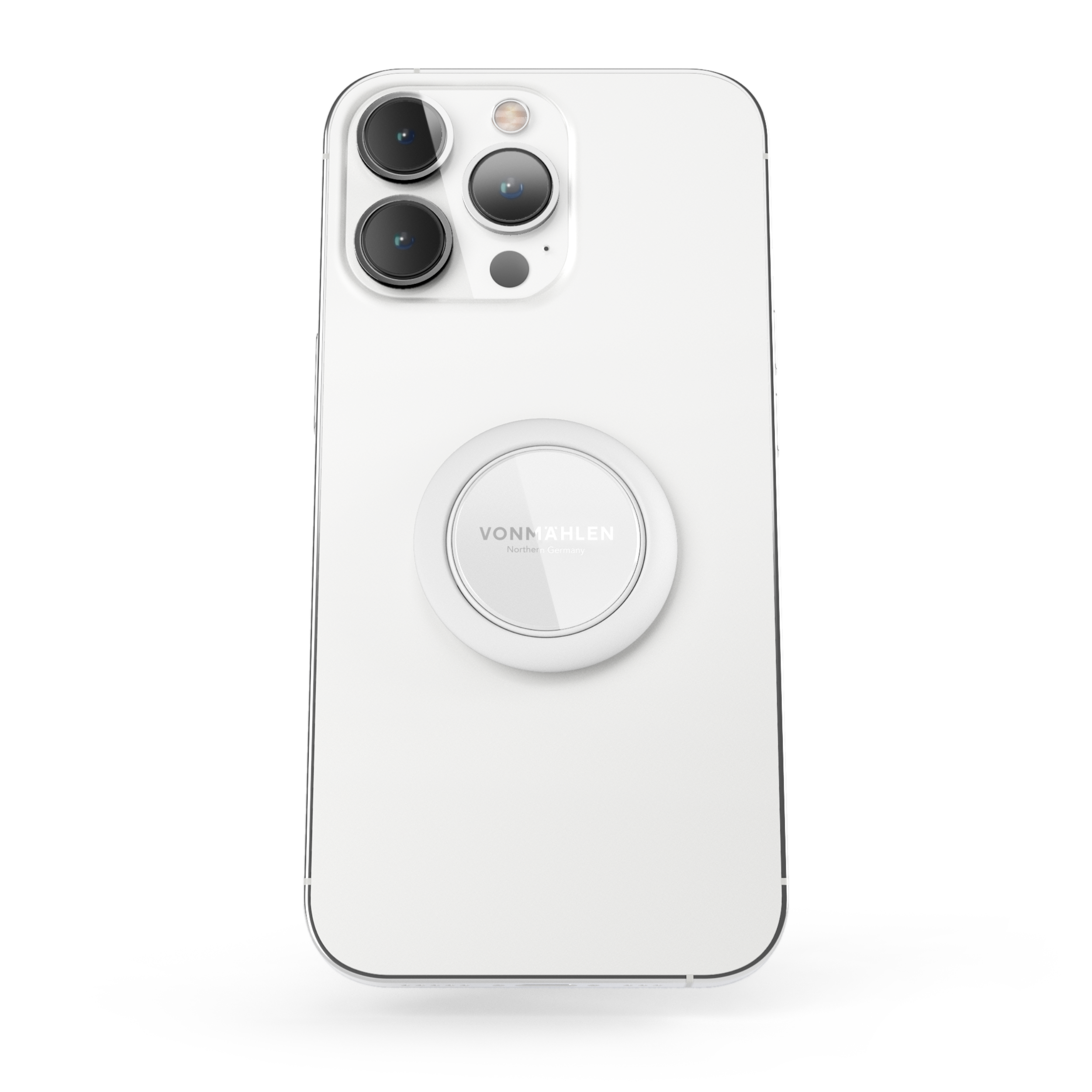 Vonmaehlen Backflip P Phone Grip/Holder + Magnetic Mount - White