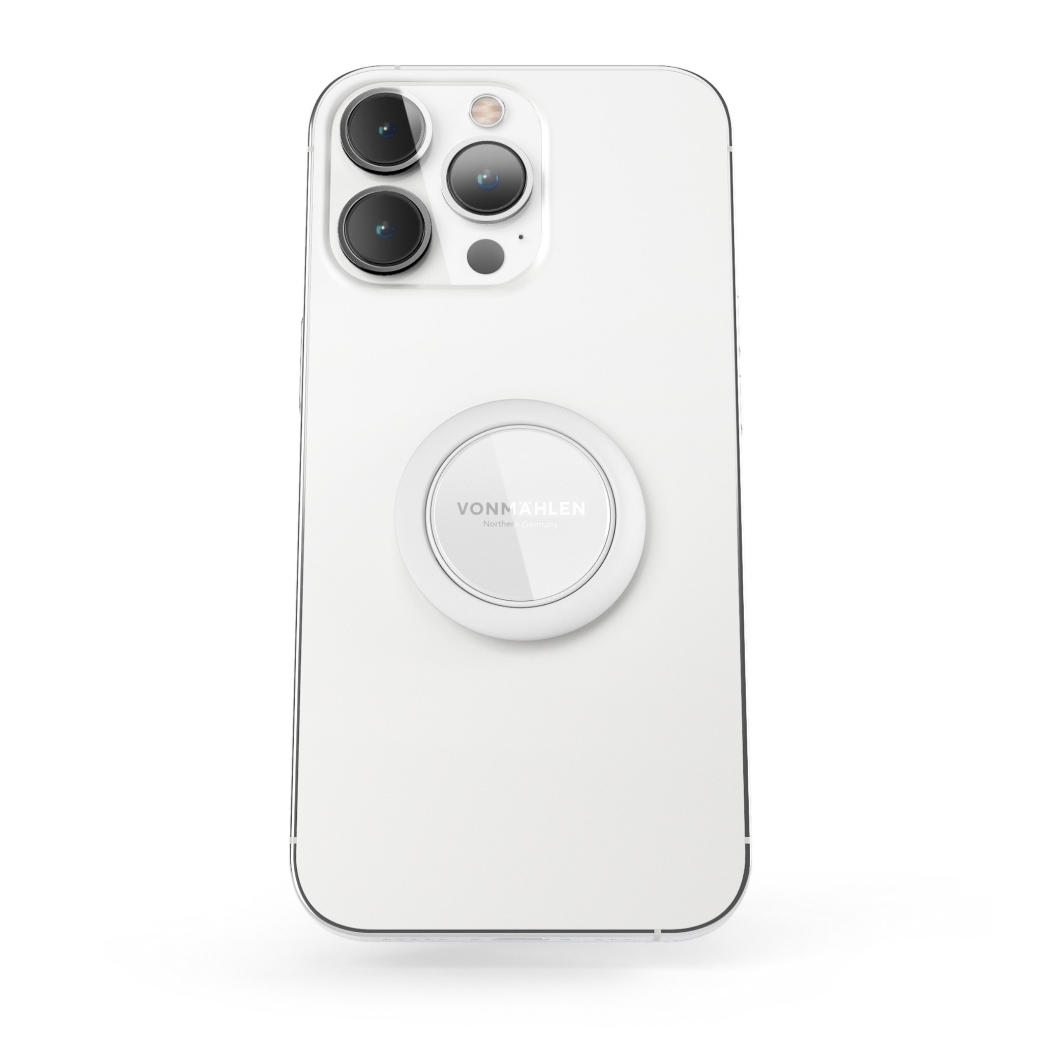 Vonmaehlen Backflip P Phone Grip/Holder + Magnetic Mount - White