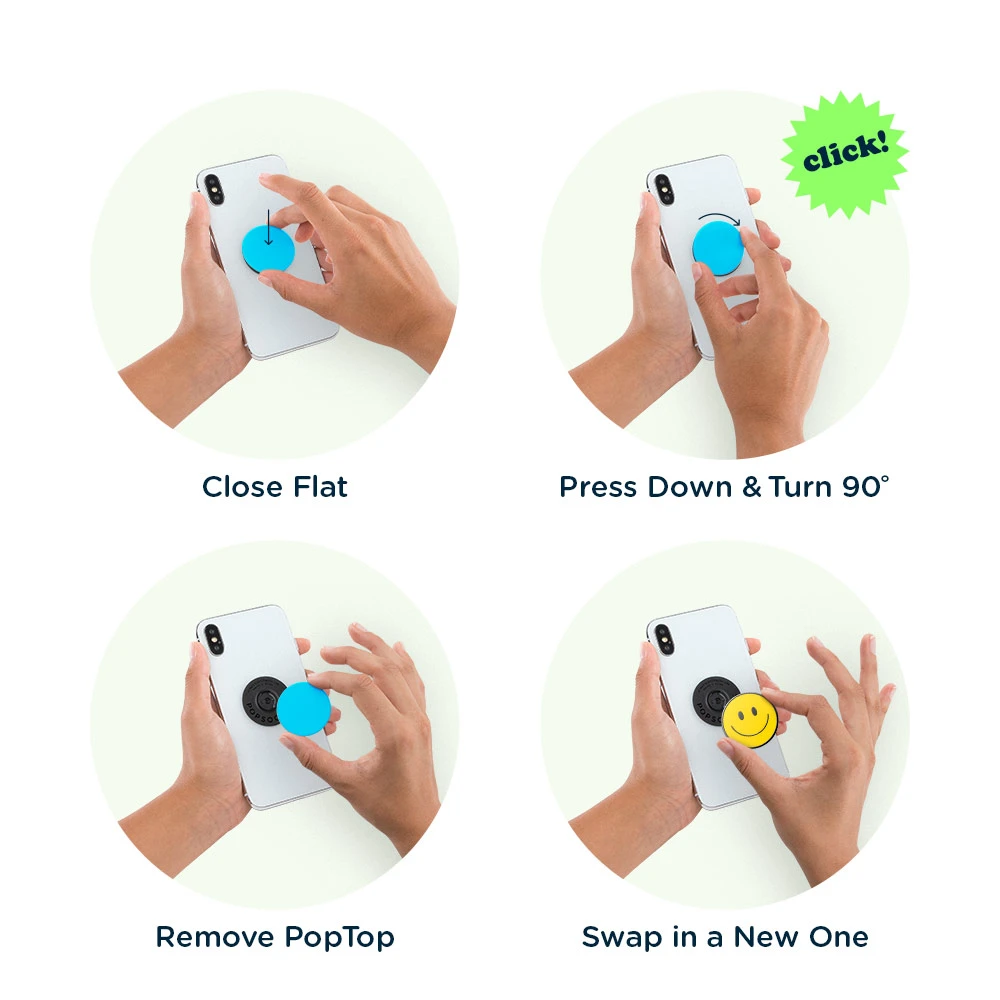 PopSockets PopGrip Premium - Enamel Be Happy