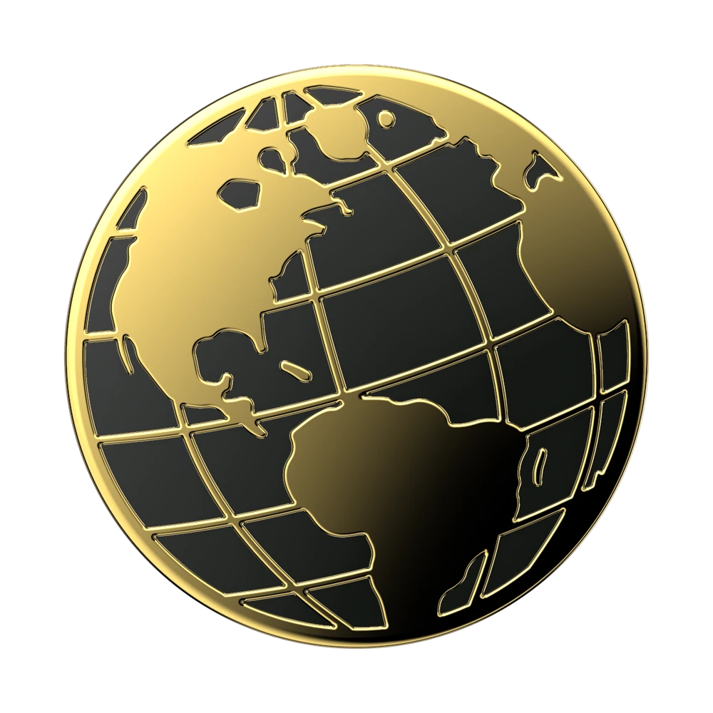 PopSockets PopGrip Premium - Enamel Globe Trotter