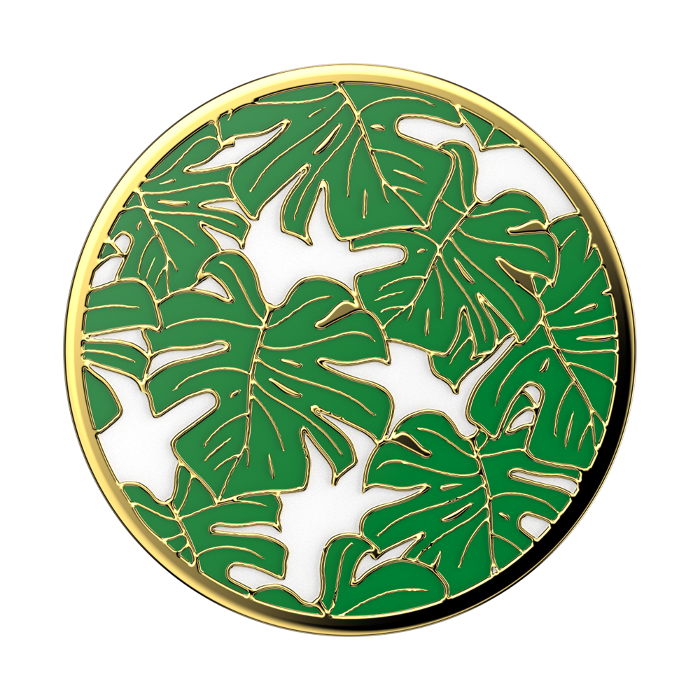 PopSockets PopGrip Premium - Enamel Monstera