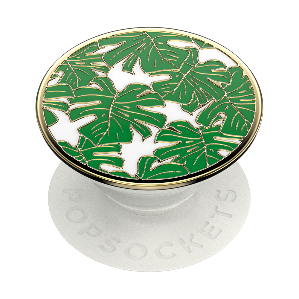 PopSockets PopGrip Premium - Enamel Monstera