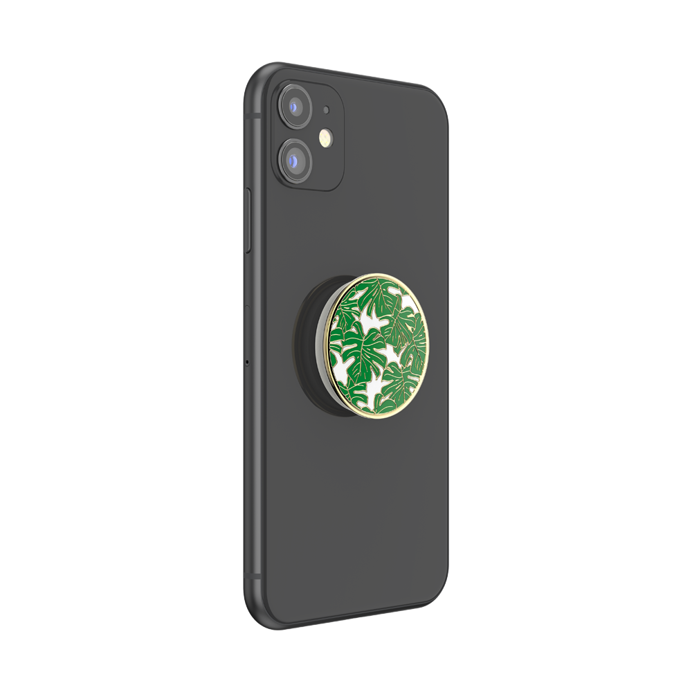 PopSockets PopGrip Premium - Enamel Monstera