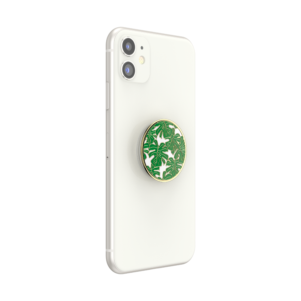 PopSockets PopGrip Premium - Enamel Monstera