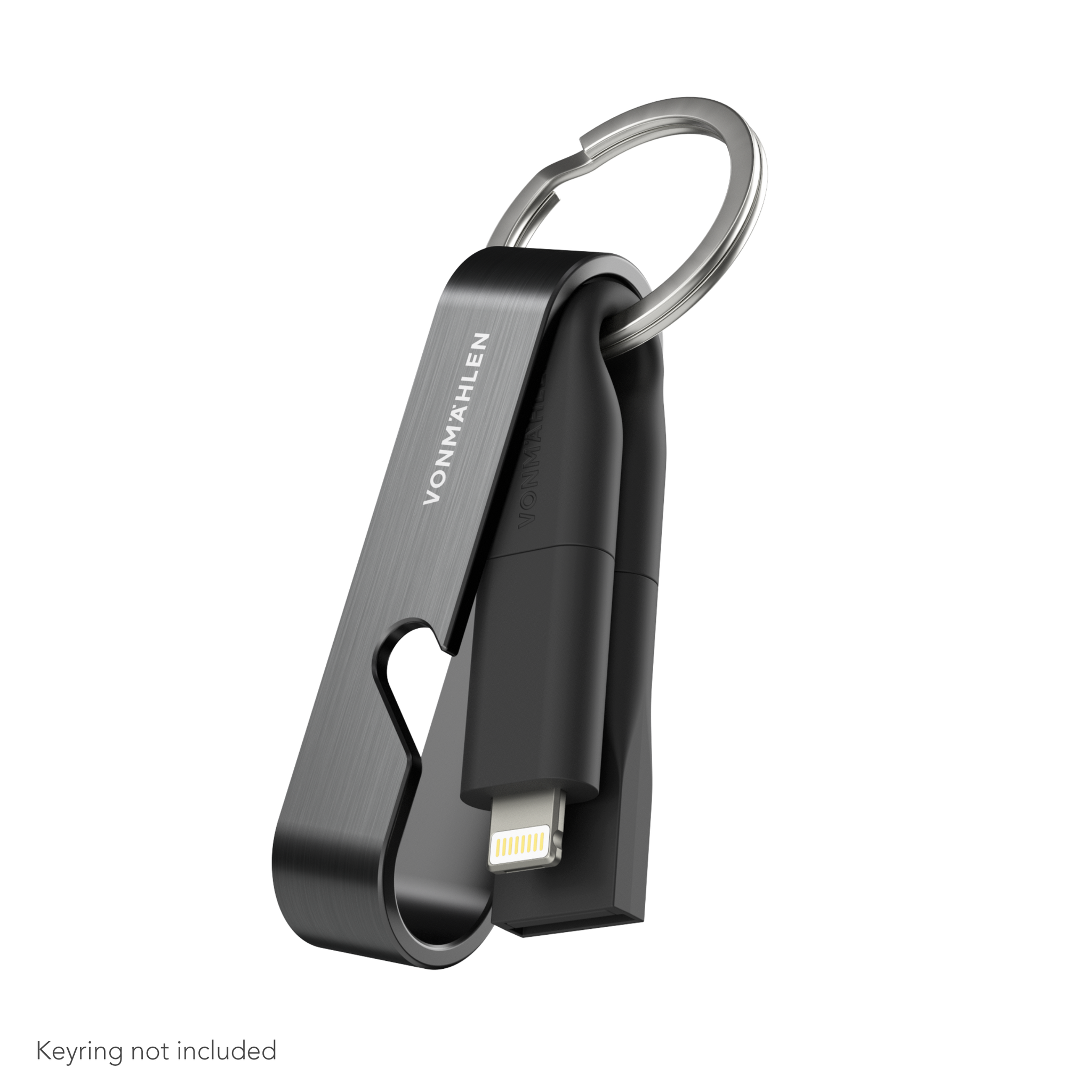 Vonmaehlen High Six  6in1 Type-C Charging Cable Micro/USB-A/Lighting - Black
