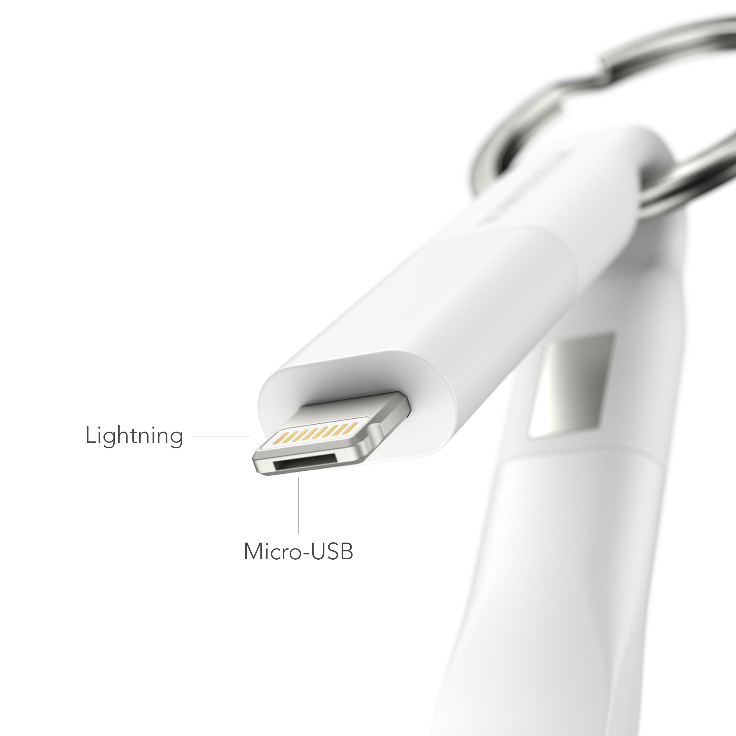 Vonmaehlen High Six  6in1 Type-C Charging Cable Micro/USB-A/Lighting - Silver