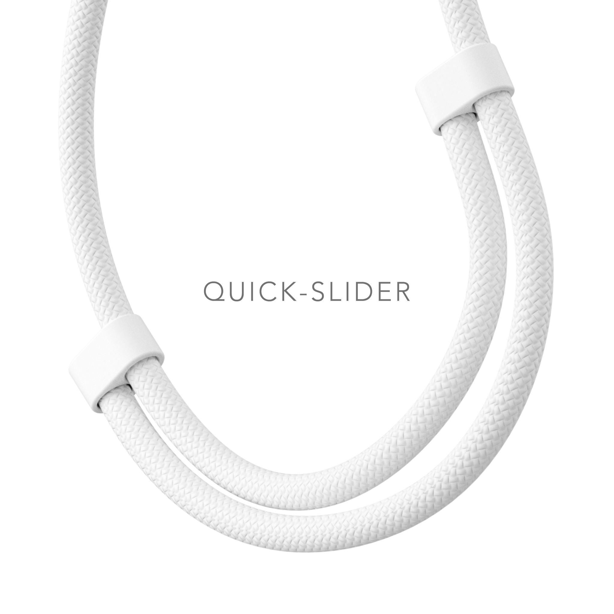 Vonmaehlen Infinity Plus Universal Phone Case Strap Lanyard + Backflip Grip/Holder - White