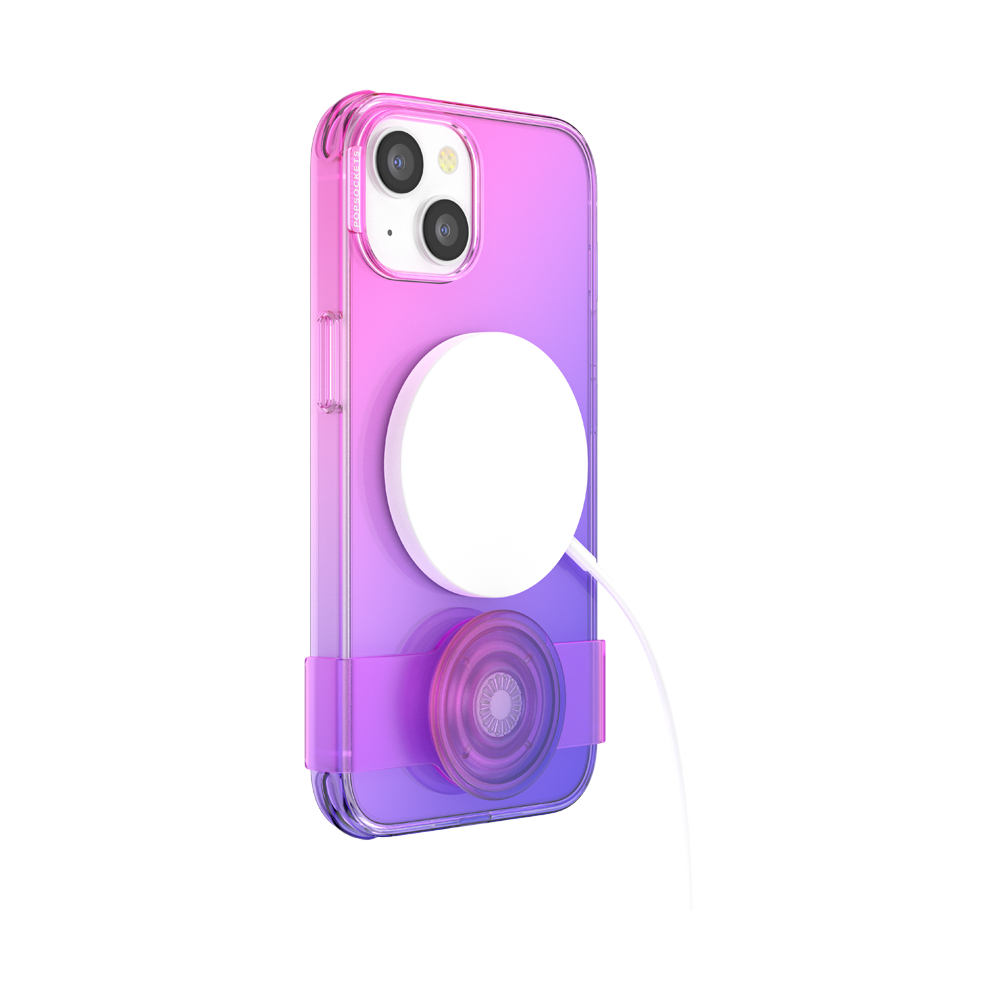 PopSockets PopCase for iPhone 13/14 - Berry Blur