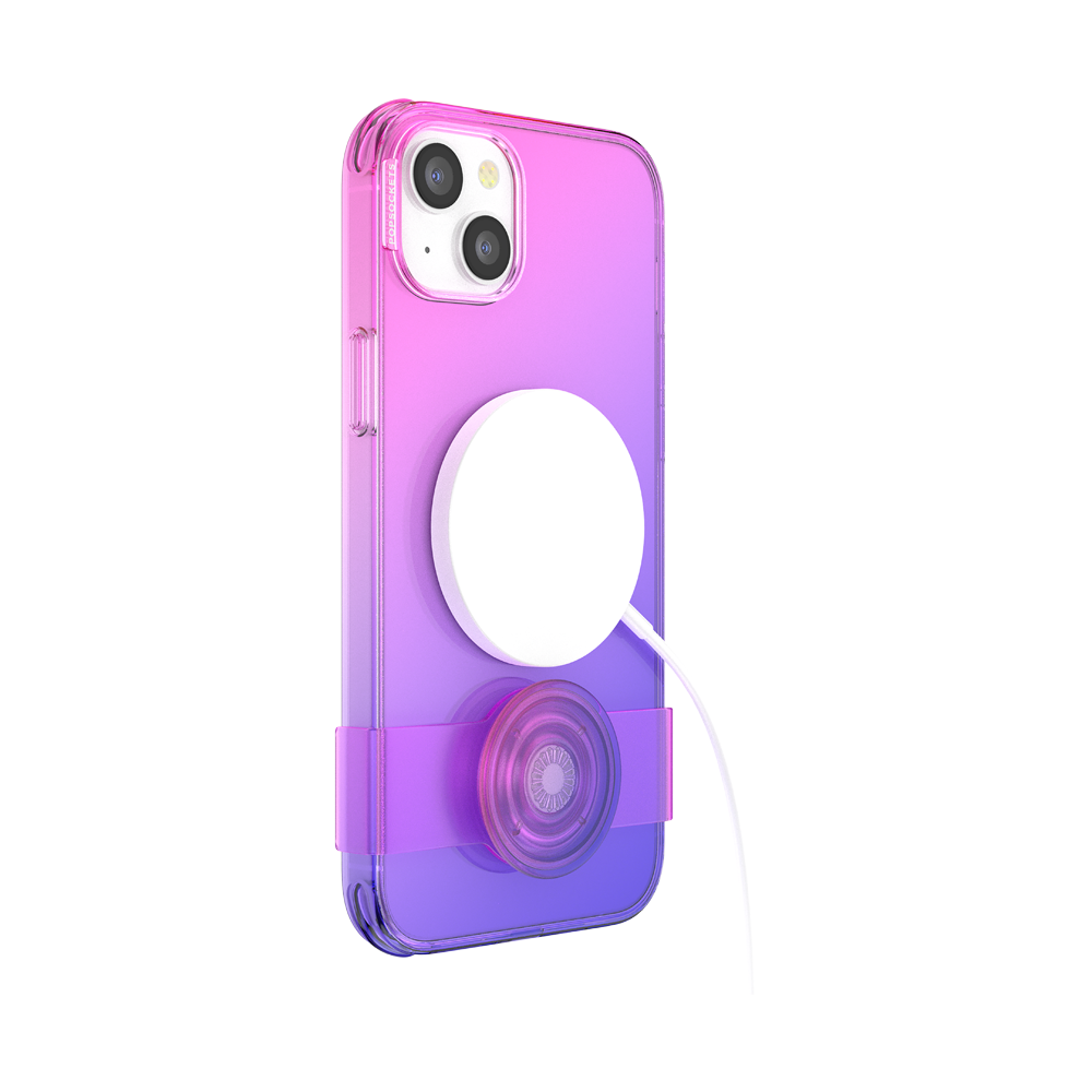 PopSockets PopCase for iPhone 14 Plus - Berry Blur